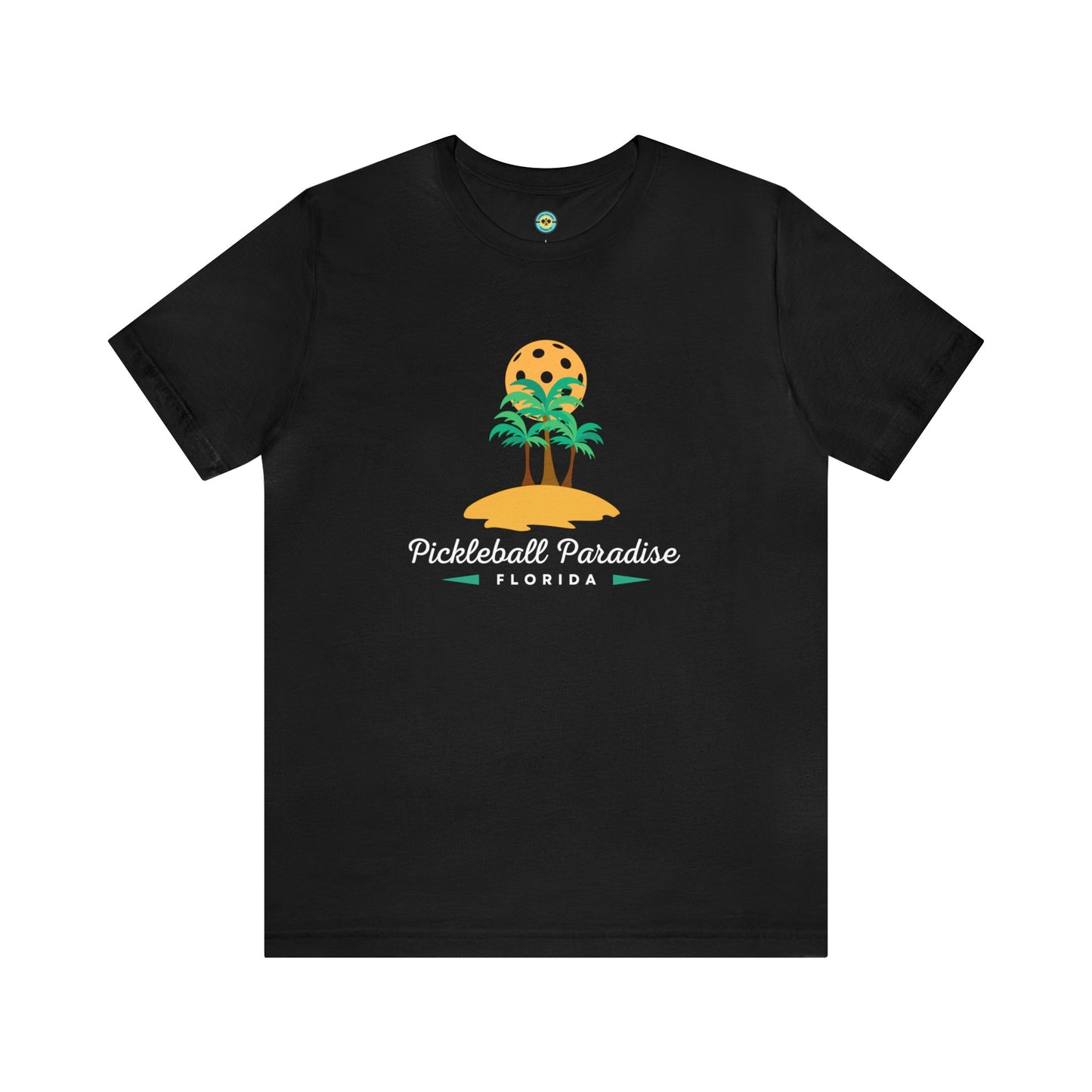 Pickleball Paradise Florida Unisex Tee - White Lettering