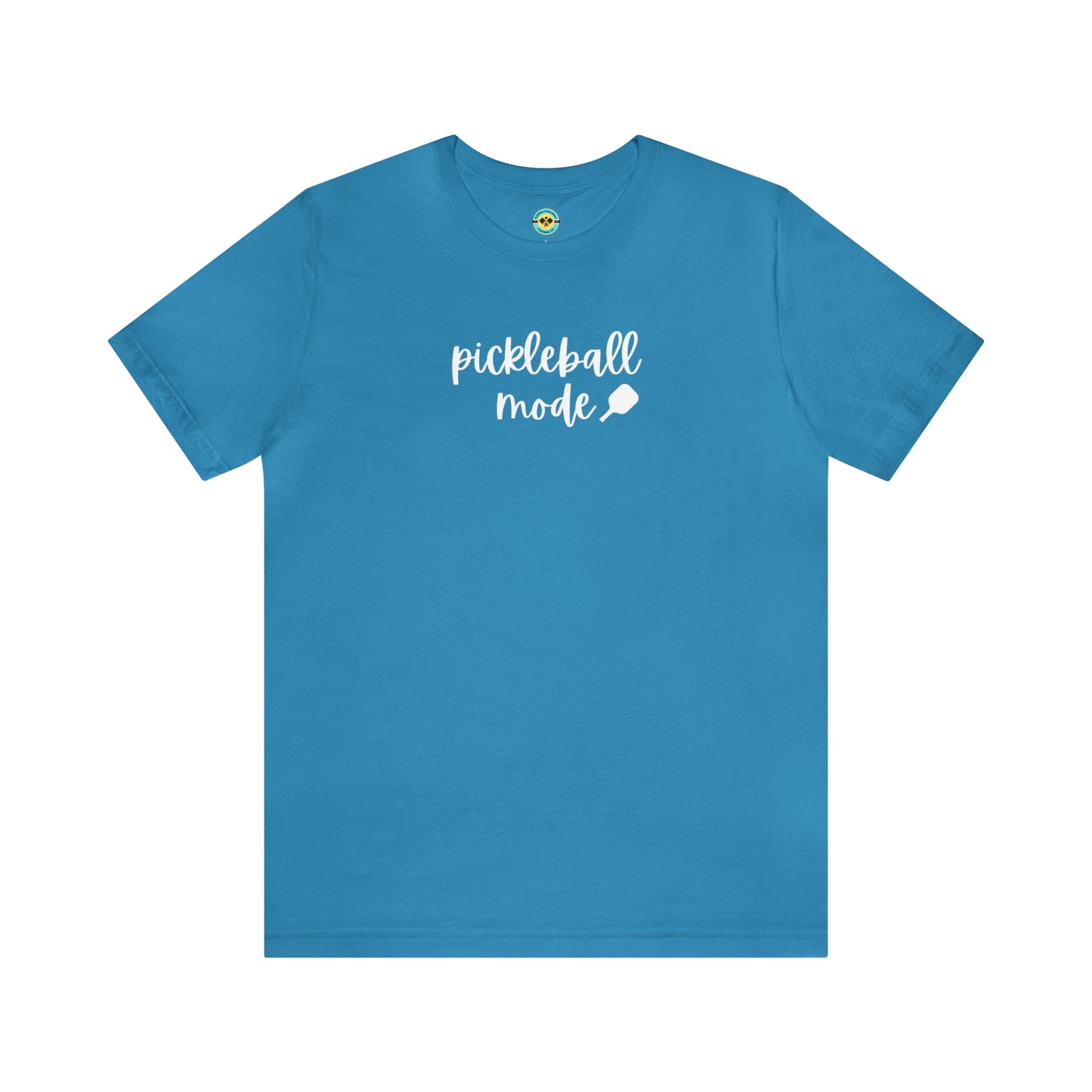 Pickleball Mode Script Unisex Short Sleeve Tee