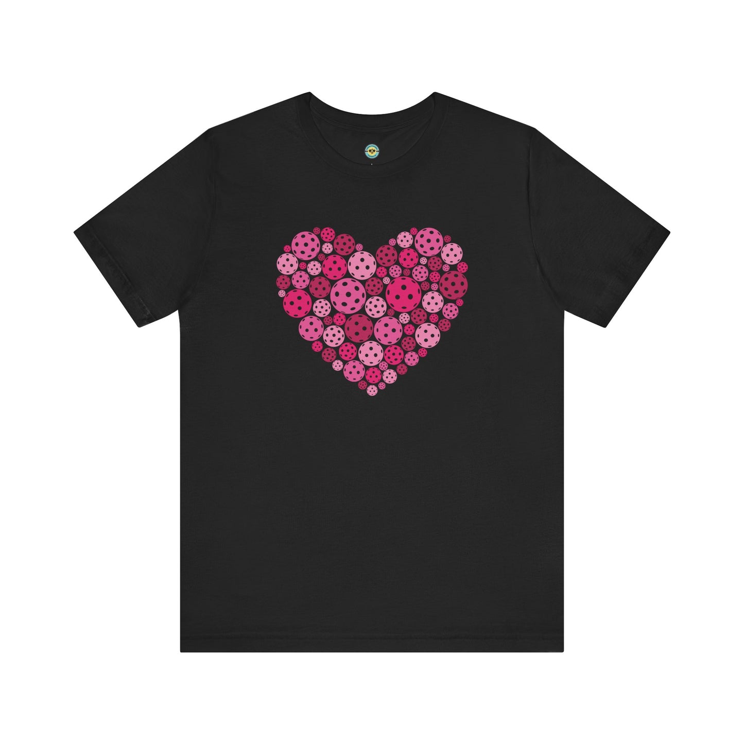 Pickleball Pink Heart Unisex Tee