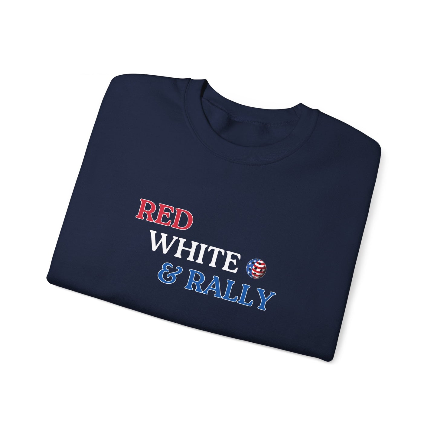 Red White & Rally Pickleball Unisex Sweatshirt