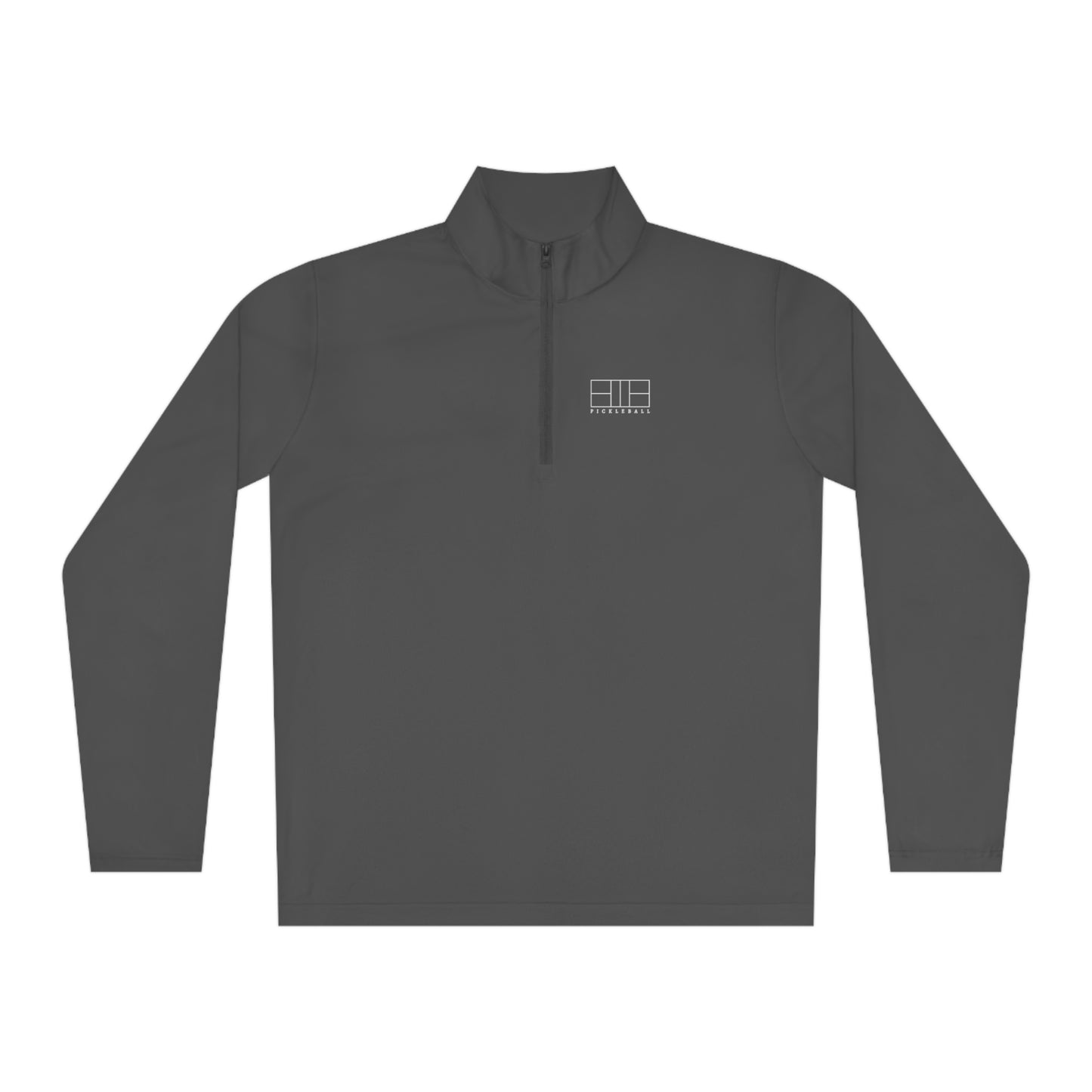 Pickleball Court Unisex Quarter-Zip Performance Pullover