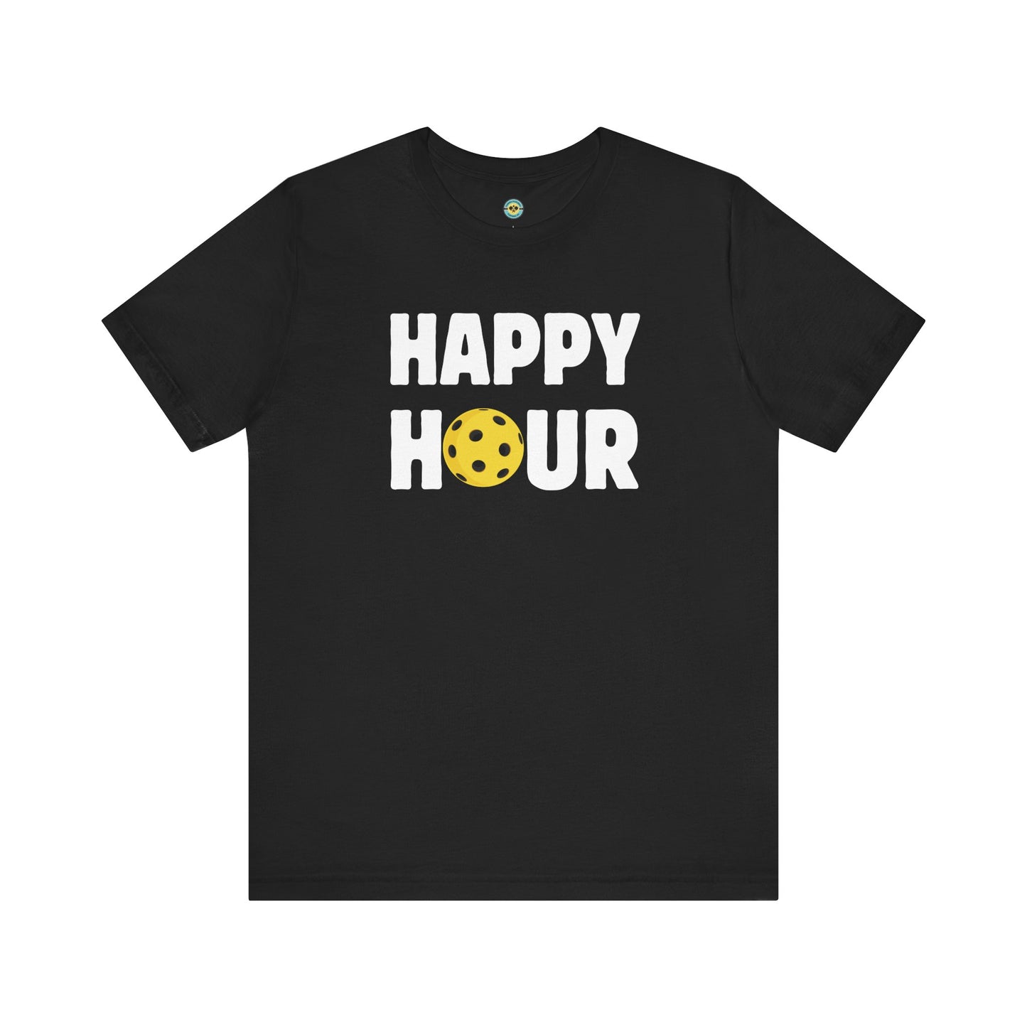 Happy Hour Pickleball Unisex Tee