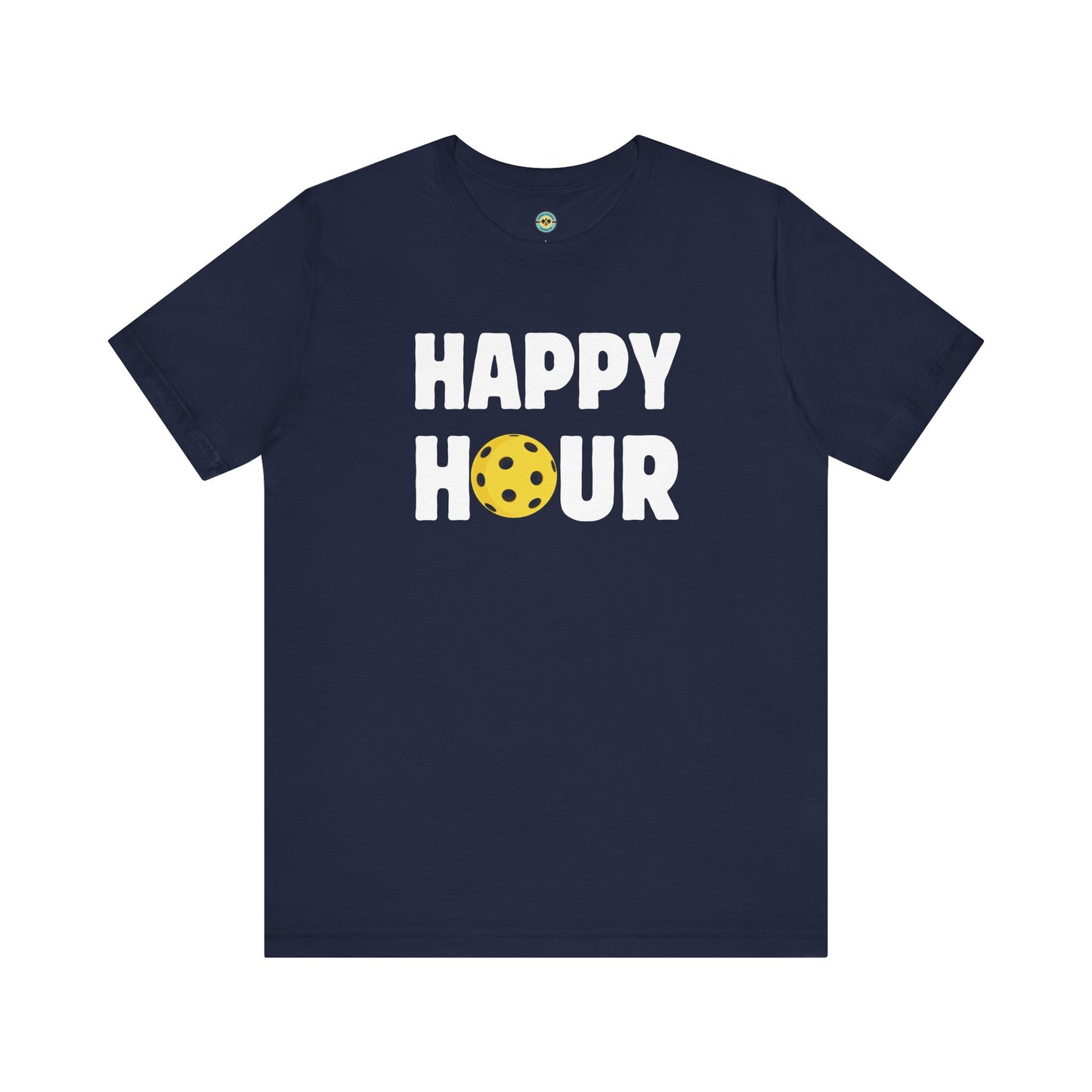 Happy Hour Pickleball Unisex Tee