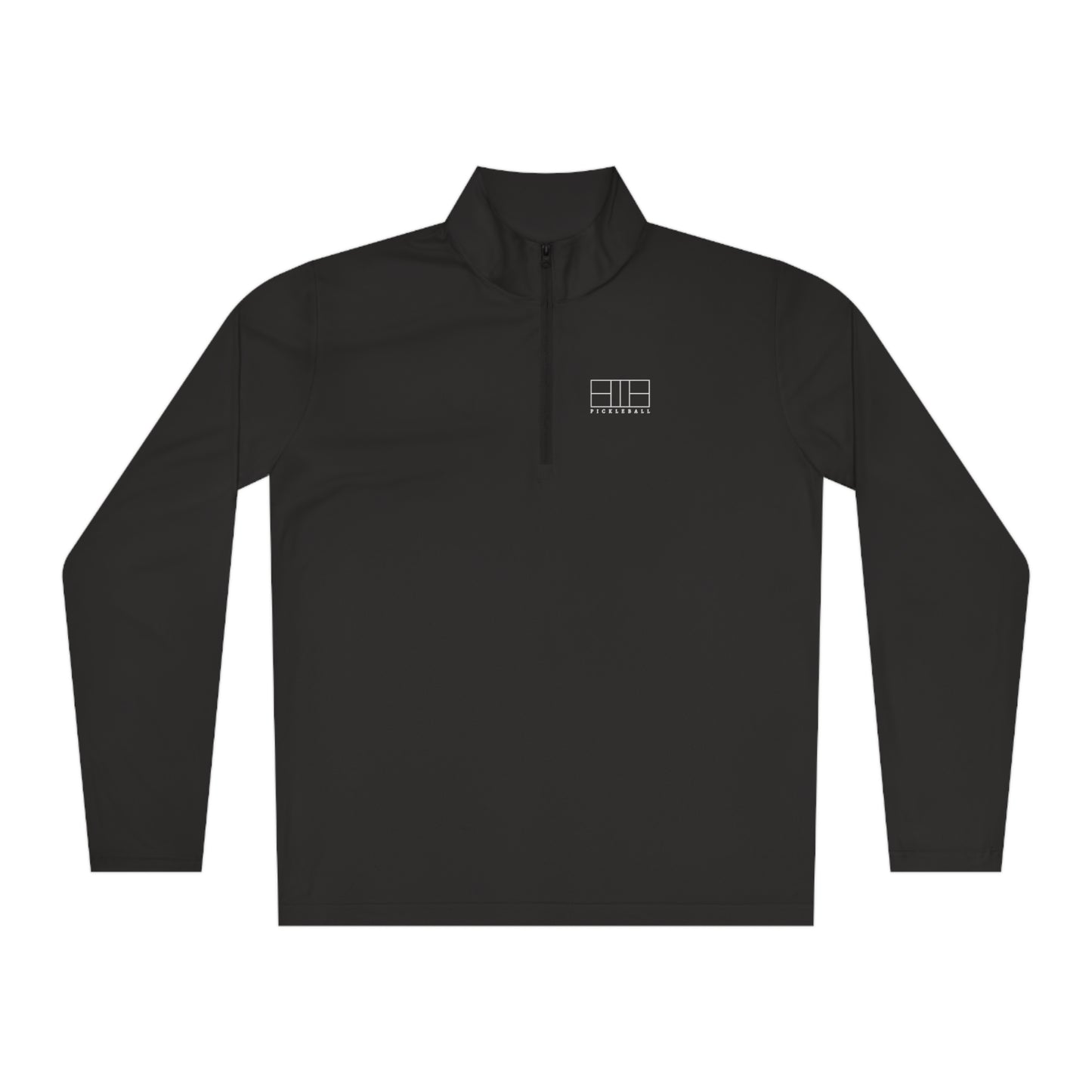 Pickleball Court Unisex Quarter-Zip Performance Pullover