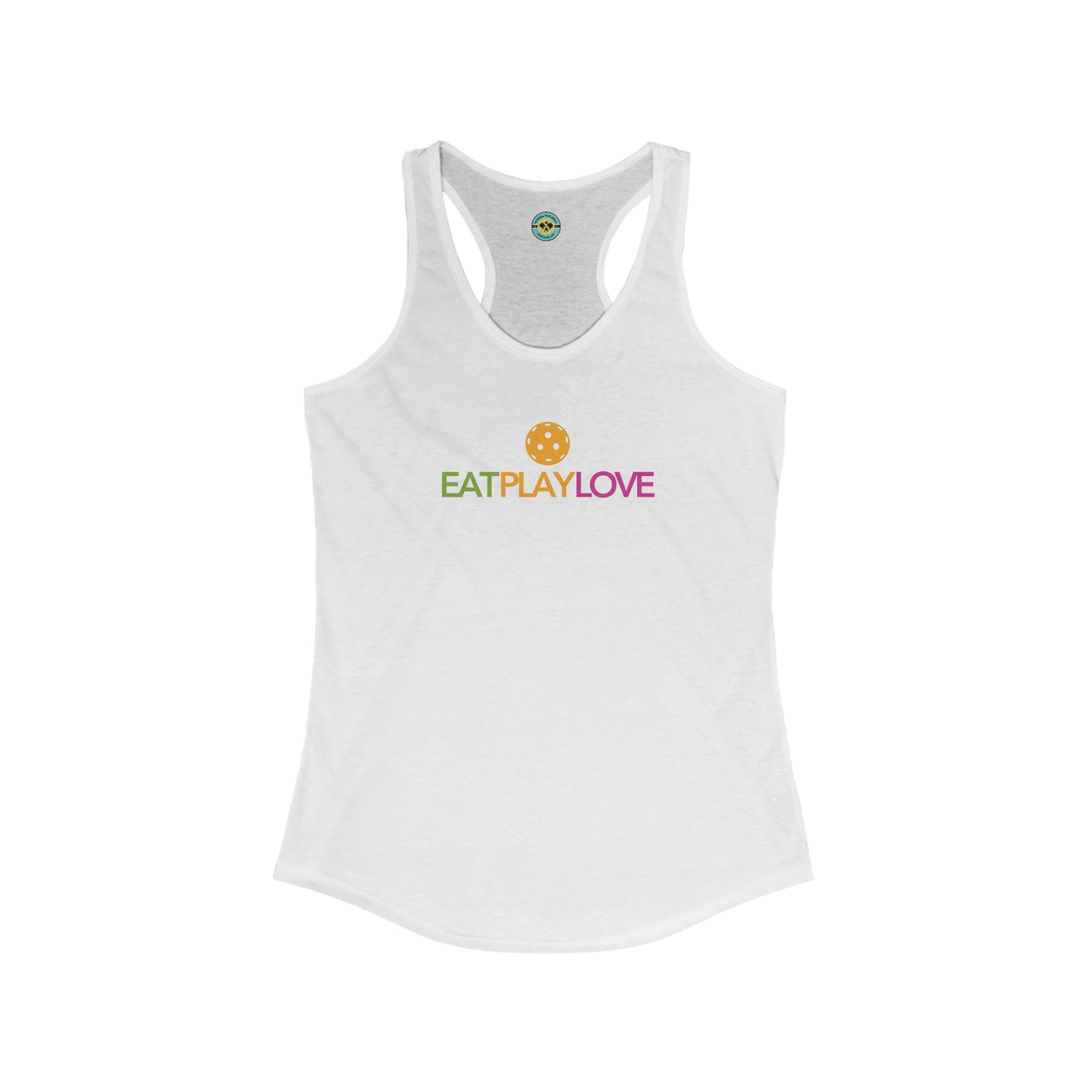 Eat Play Love Pickleball Racerback Tank