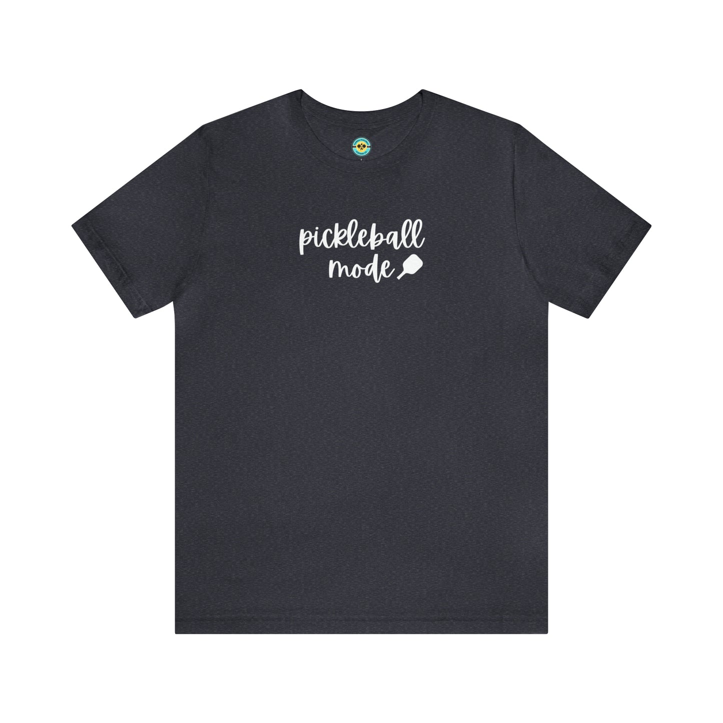Pickleball Mode Script Unisex Short Sleeve Tee