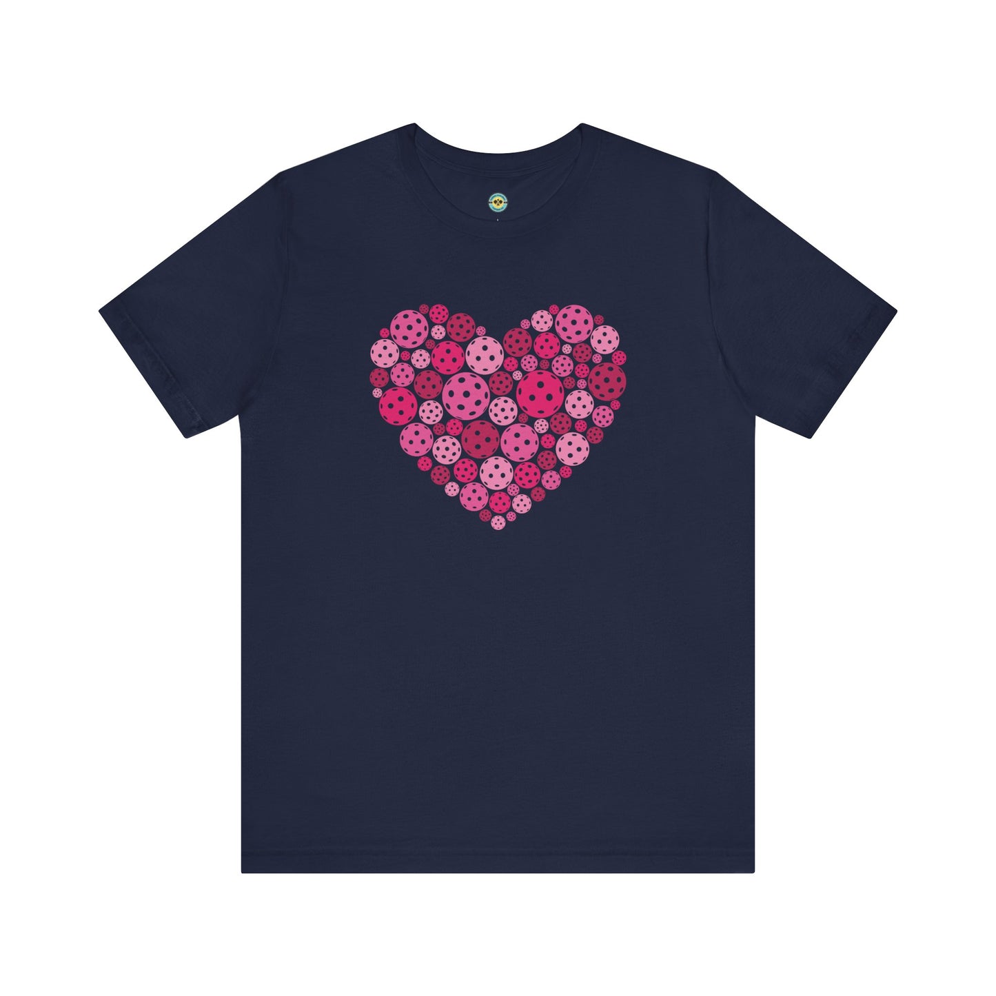 Pickleball Pink Heart Unisex Tee