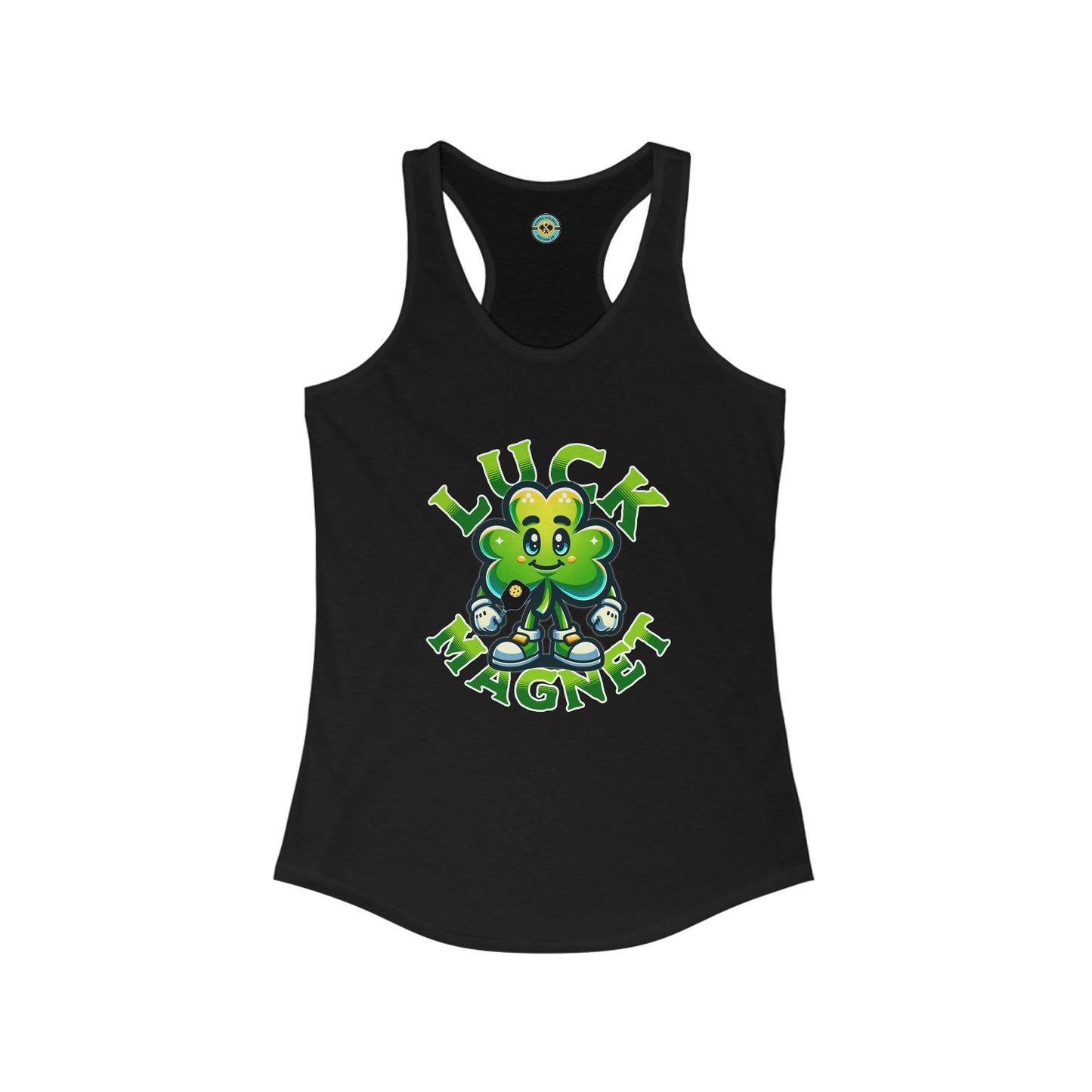 Luck Magnet Pickleball Women's Racerback Tank