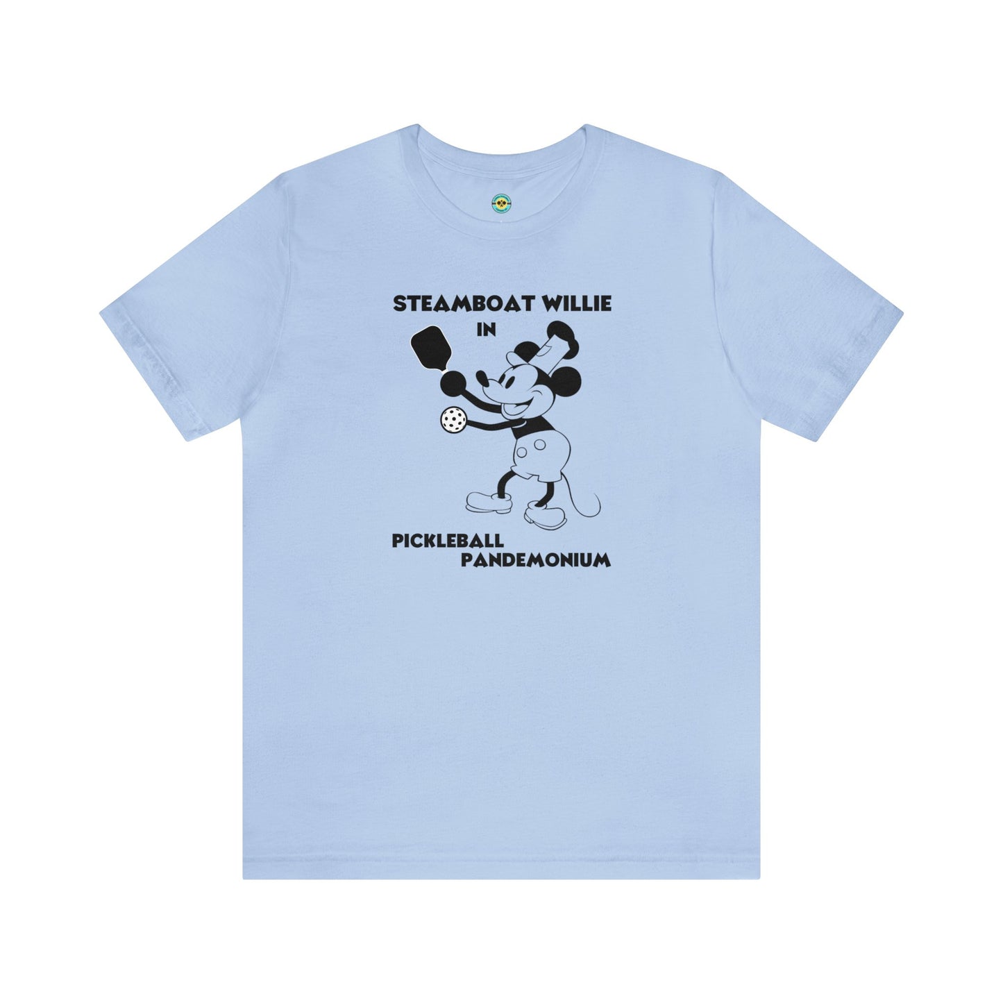 Steamboat Willie Pickleball Pandemonium Unisex Tee