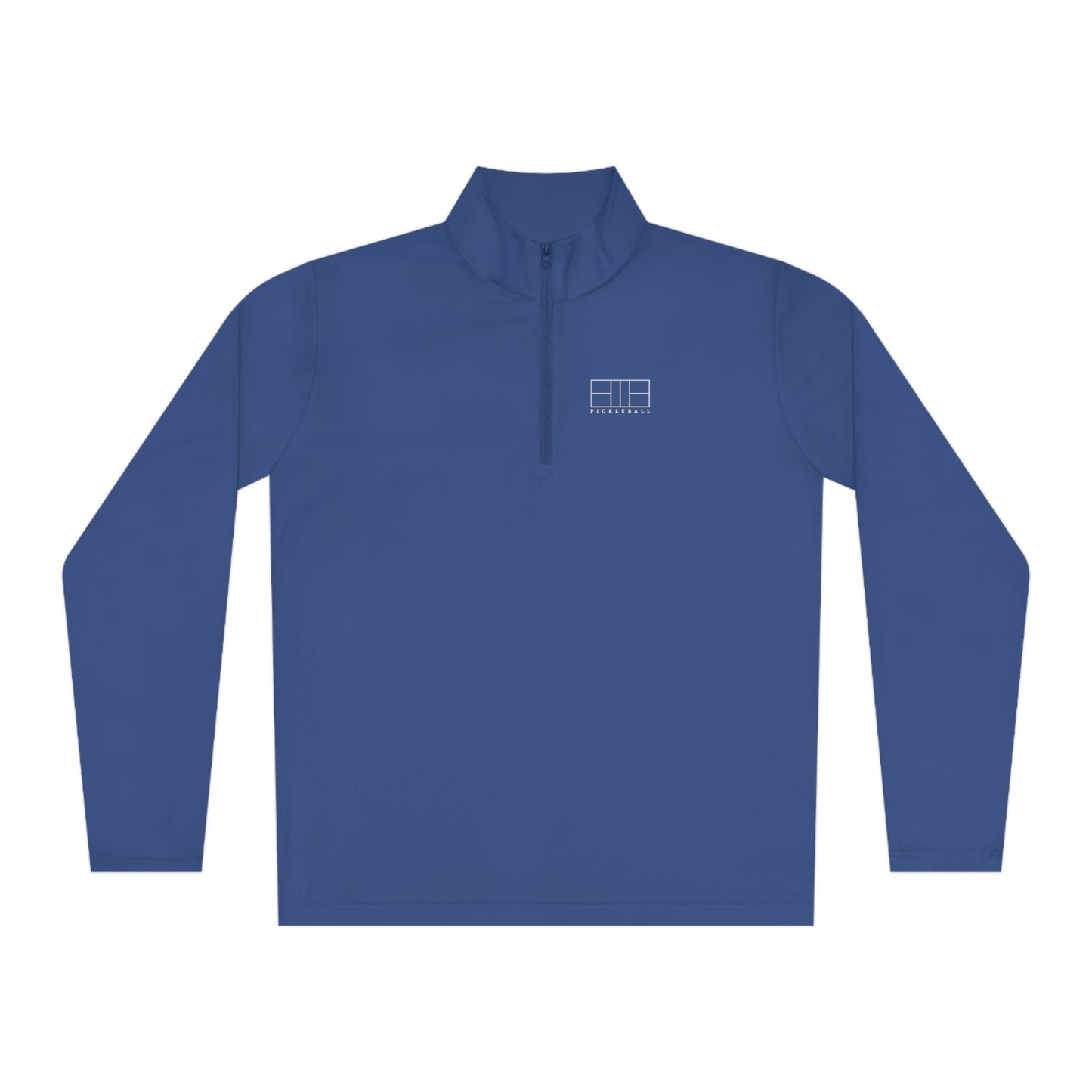 Pickleball Court Unisex Quarter-Zip Performance Pullover