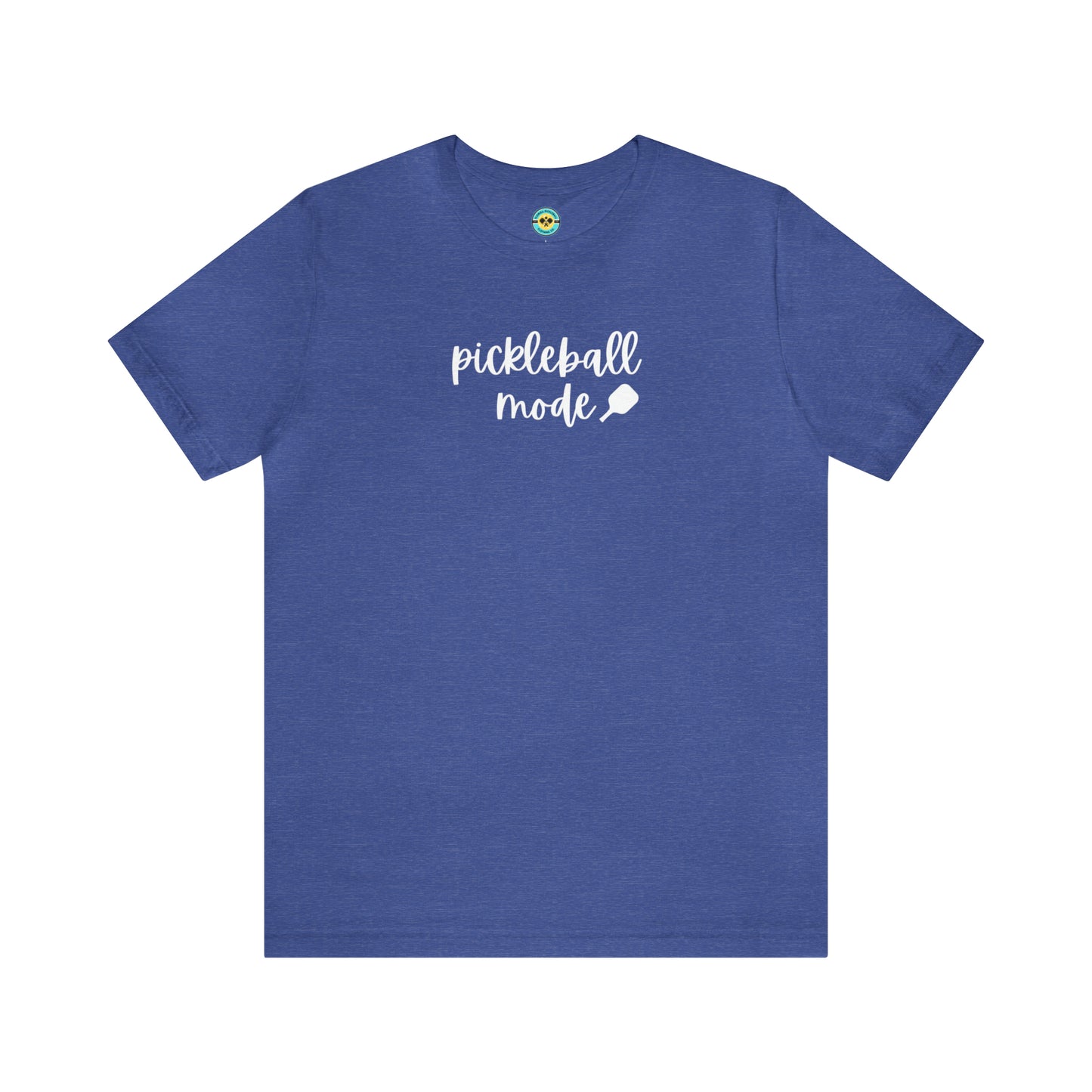 Pickleball Mode Script Unisex Short Sleeve Tee