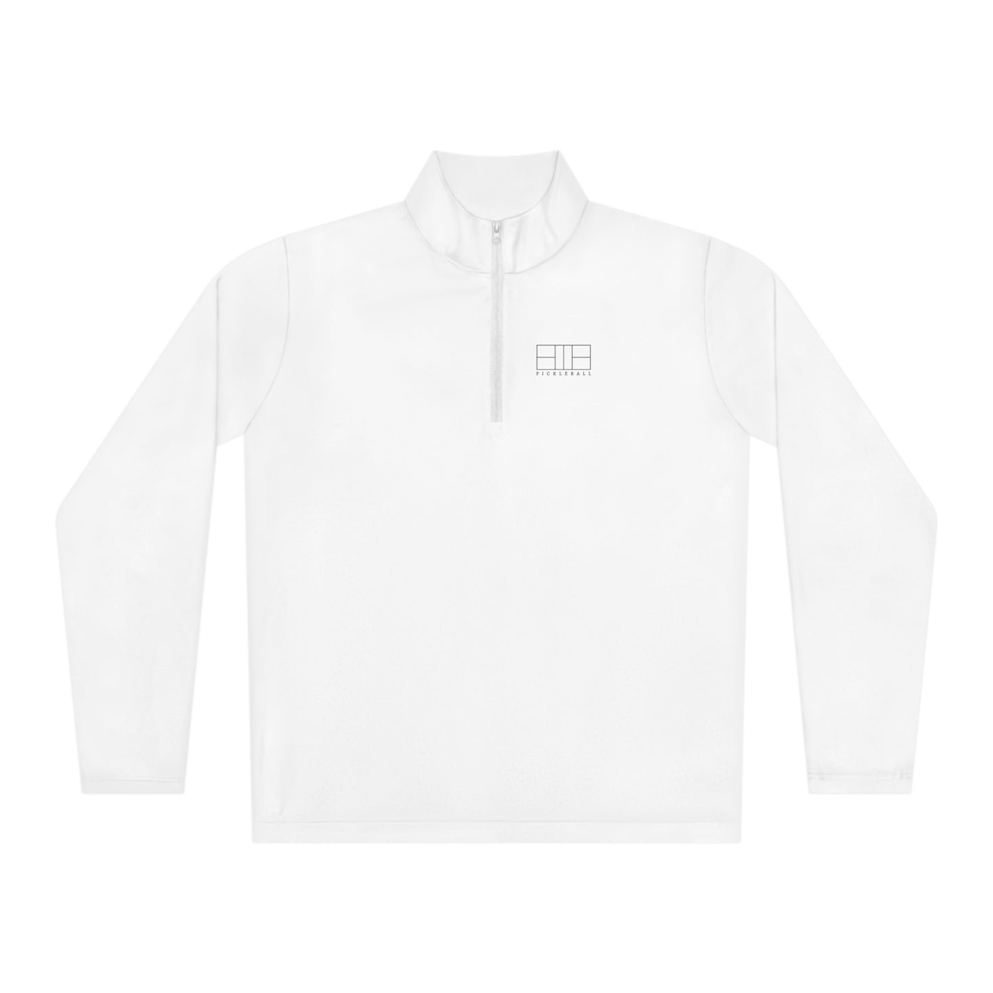Pickleball Court Unisex Quarter-Zip Performance Pullover