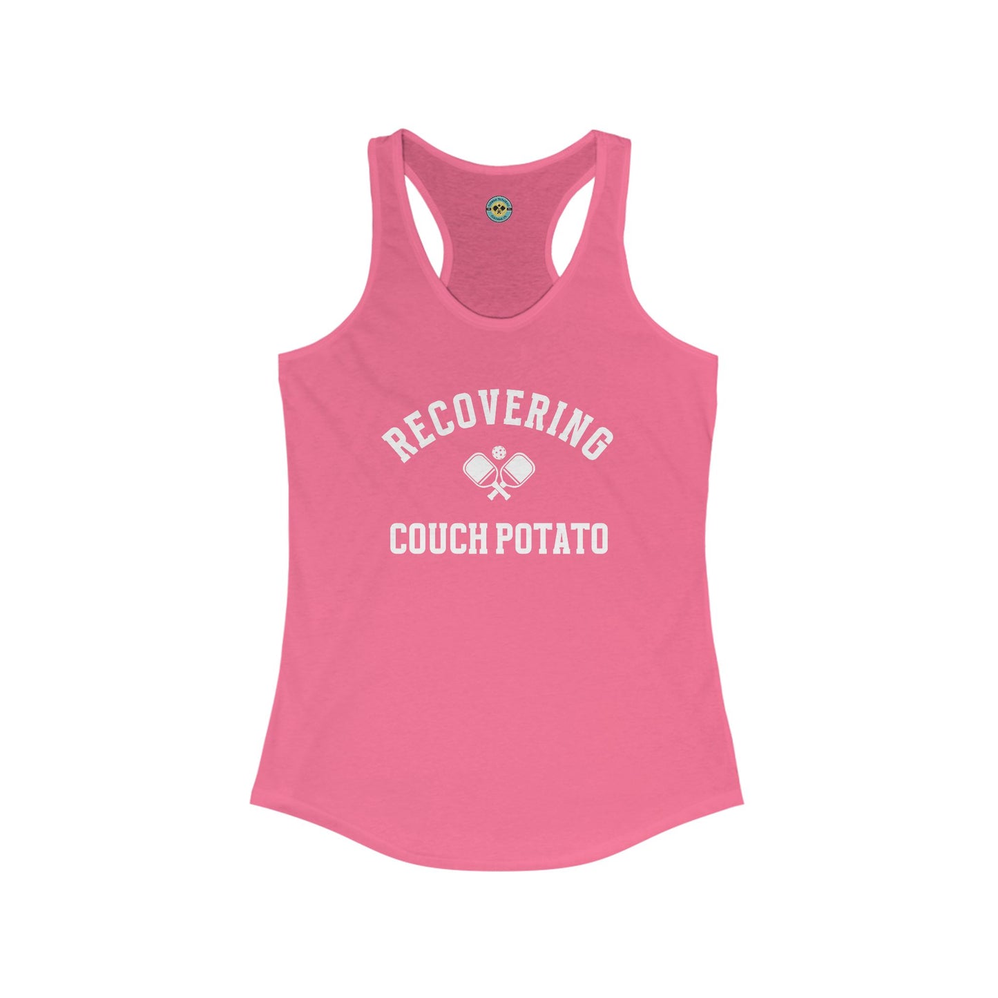 Recovering Couch Potato Women's Racerback Tank