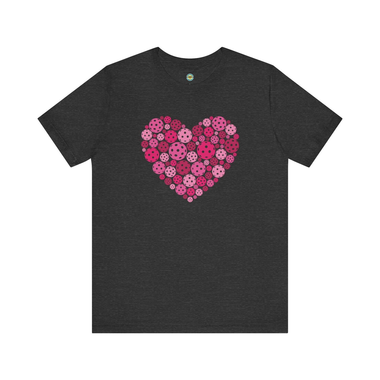 Pickleball Pink Heart Unisex Tee