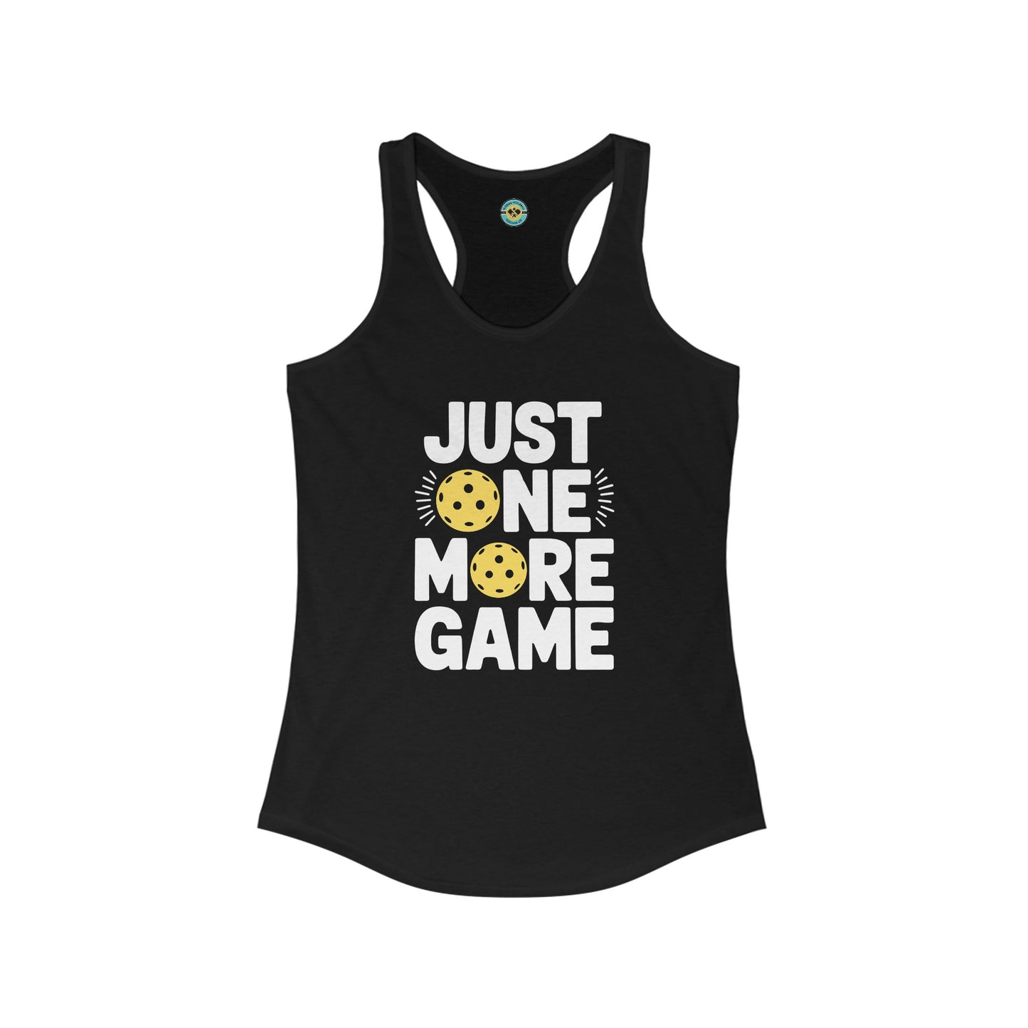 Just One More Game Women's Racerback Tank