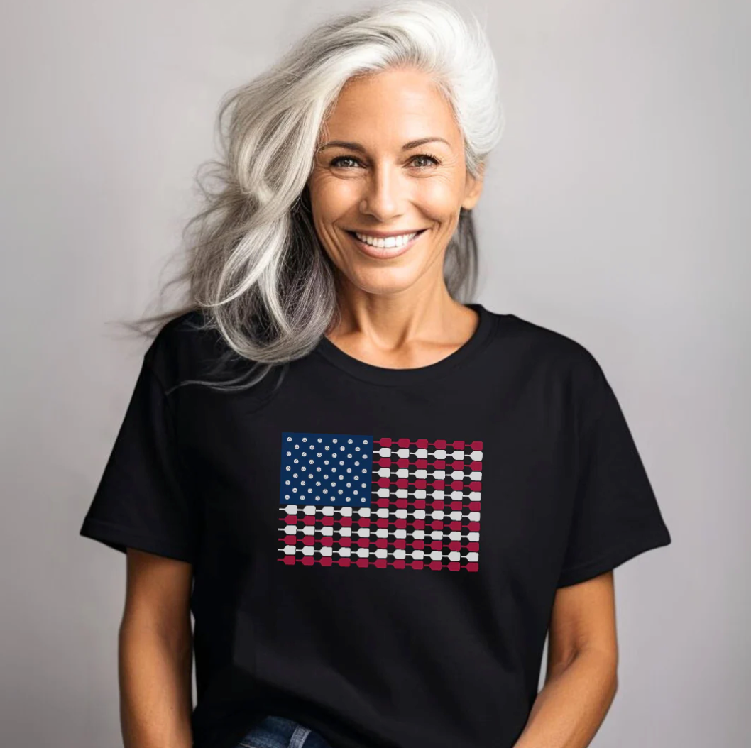 Pickleball Flag Unisex T-shirt
