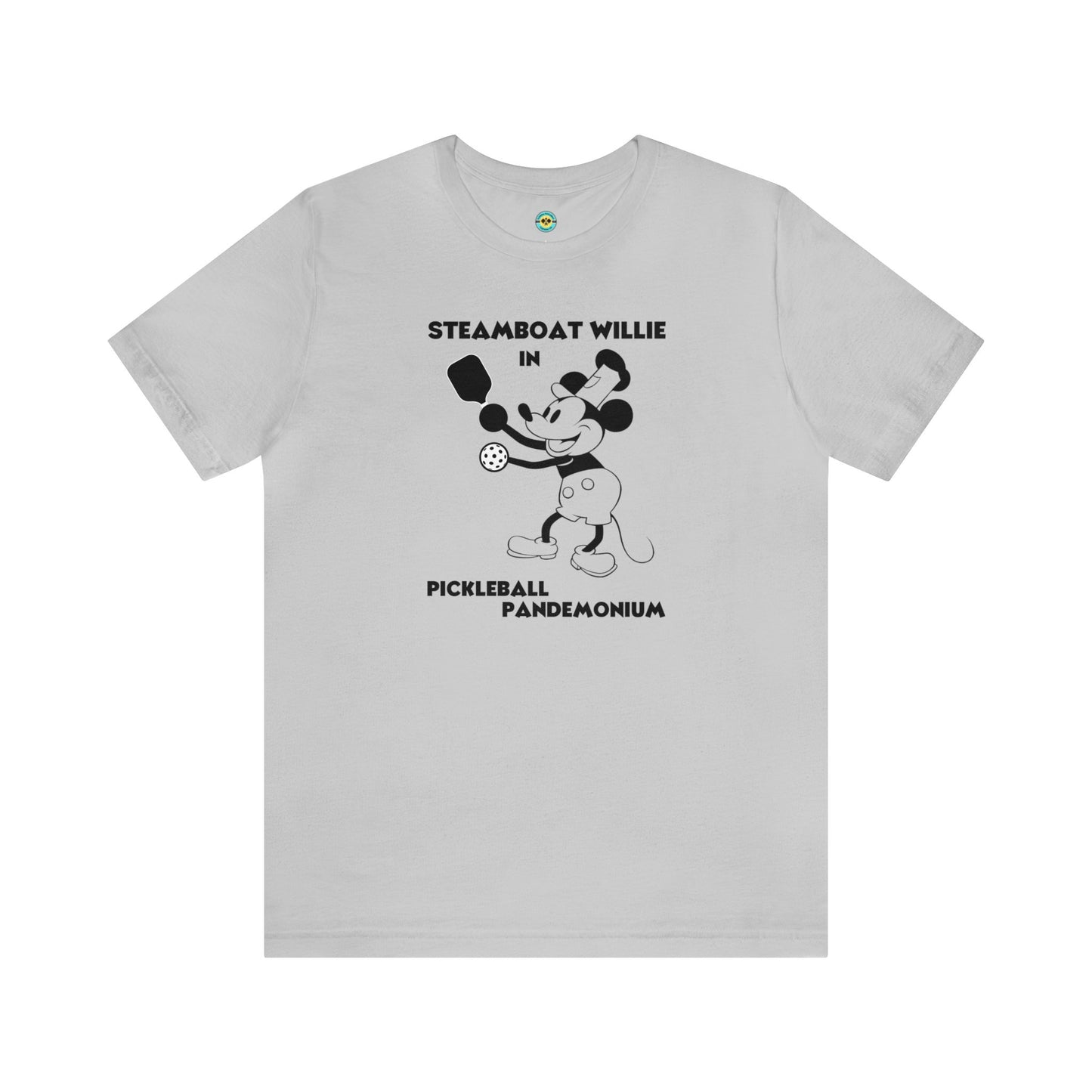 Steamboat Willie Pickleball Pandemonium Unisex Tee