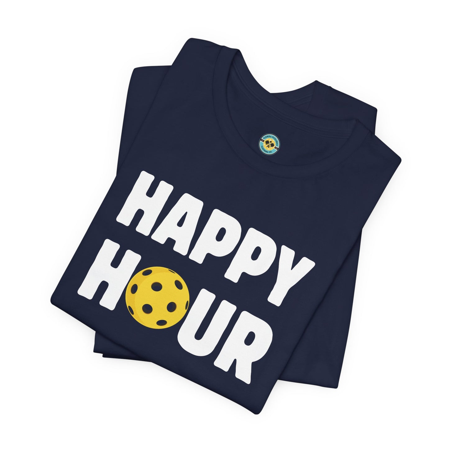 Happy Hour Pickleball Unisex Tee