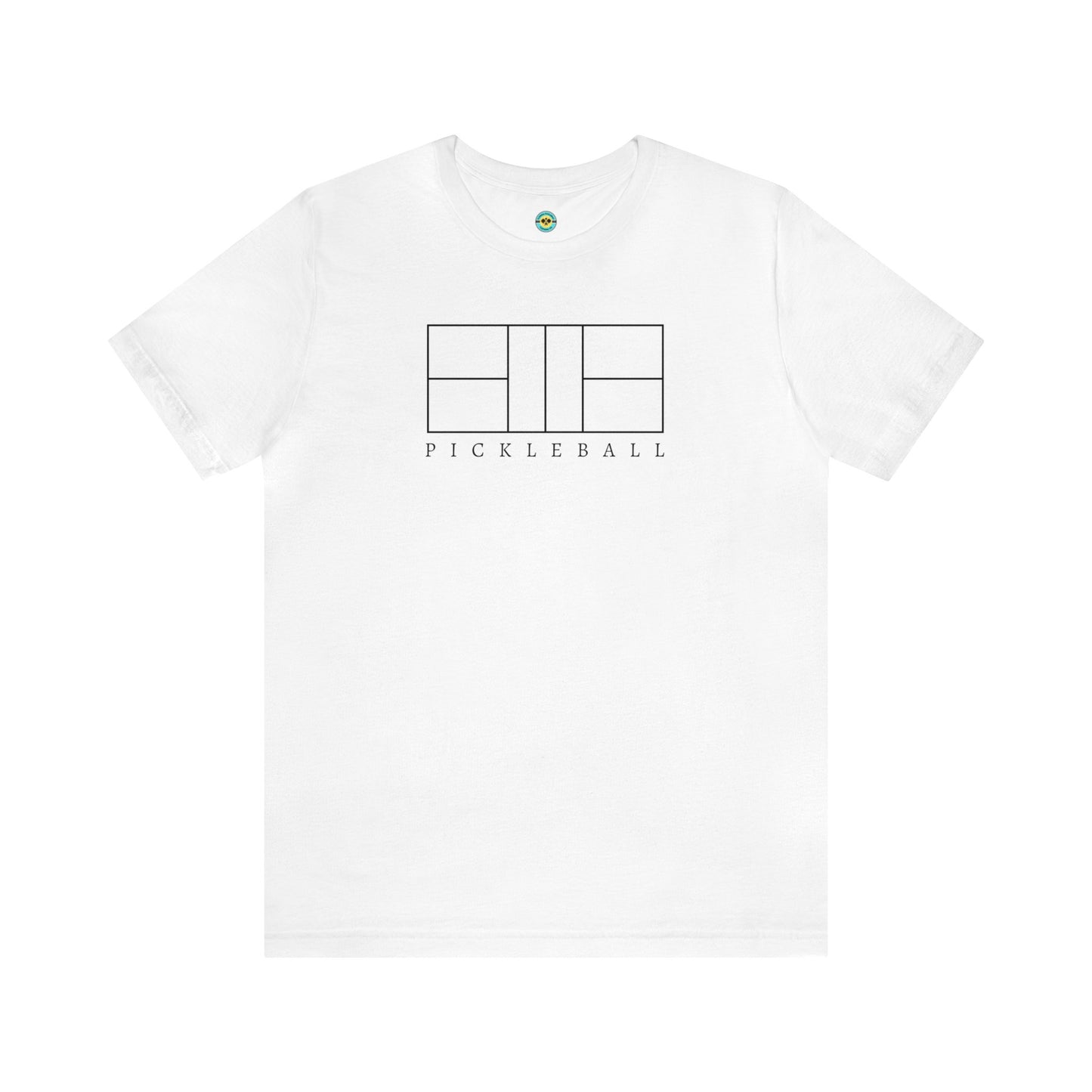 Pickleball Court Unisex Tee
