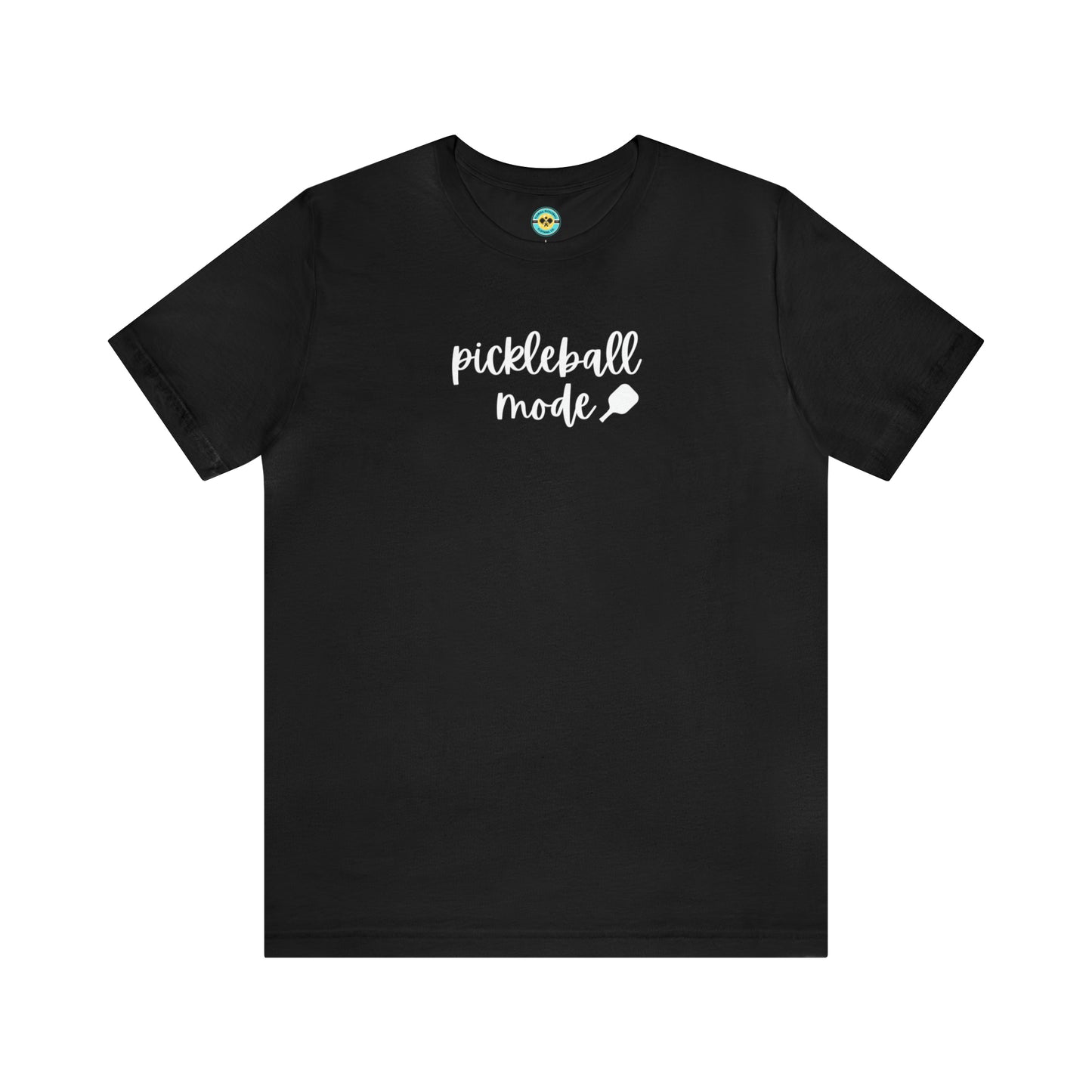 Pickleball Mode Script Unisex Short Sleeve Tee