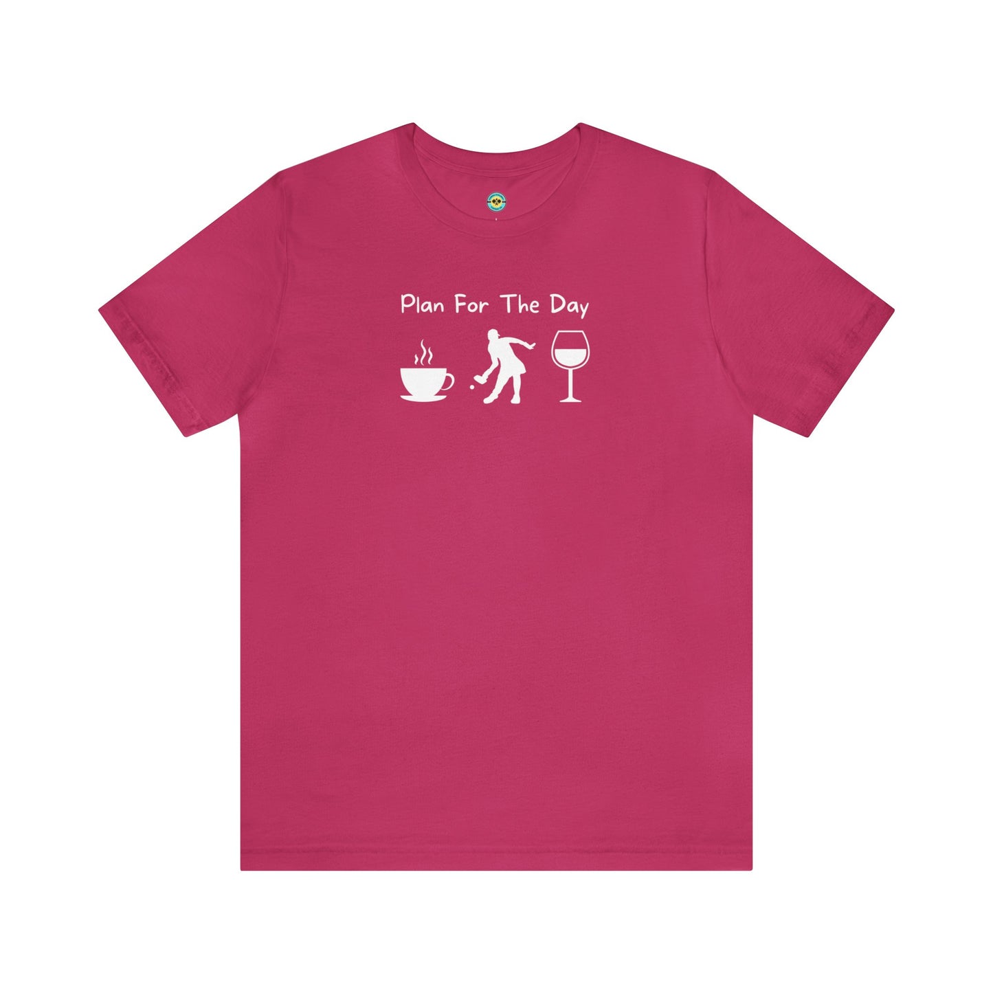 Plan for the Day Pickleball Unisex Tee
