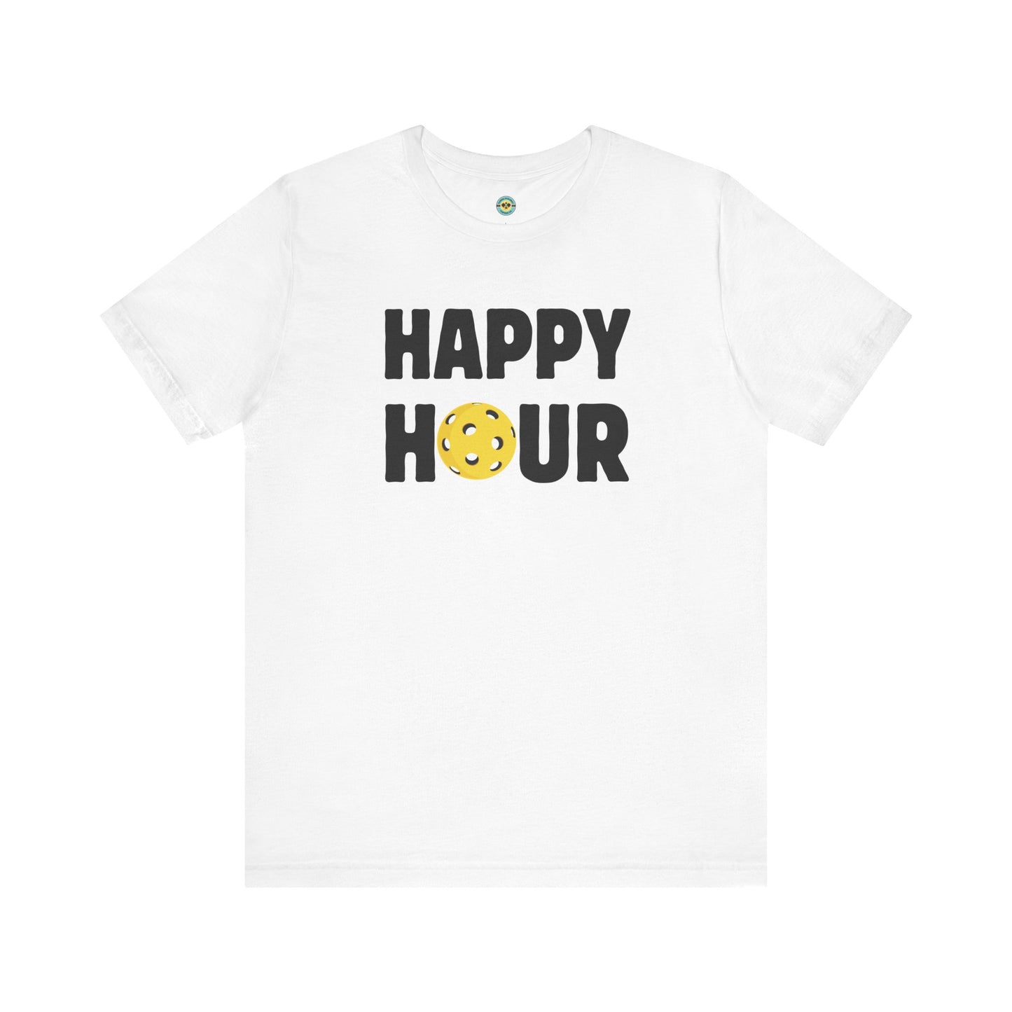 Happy Hour Pickleball Unisex Tee
