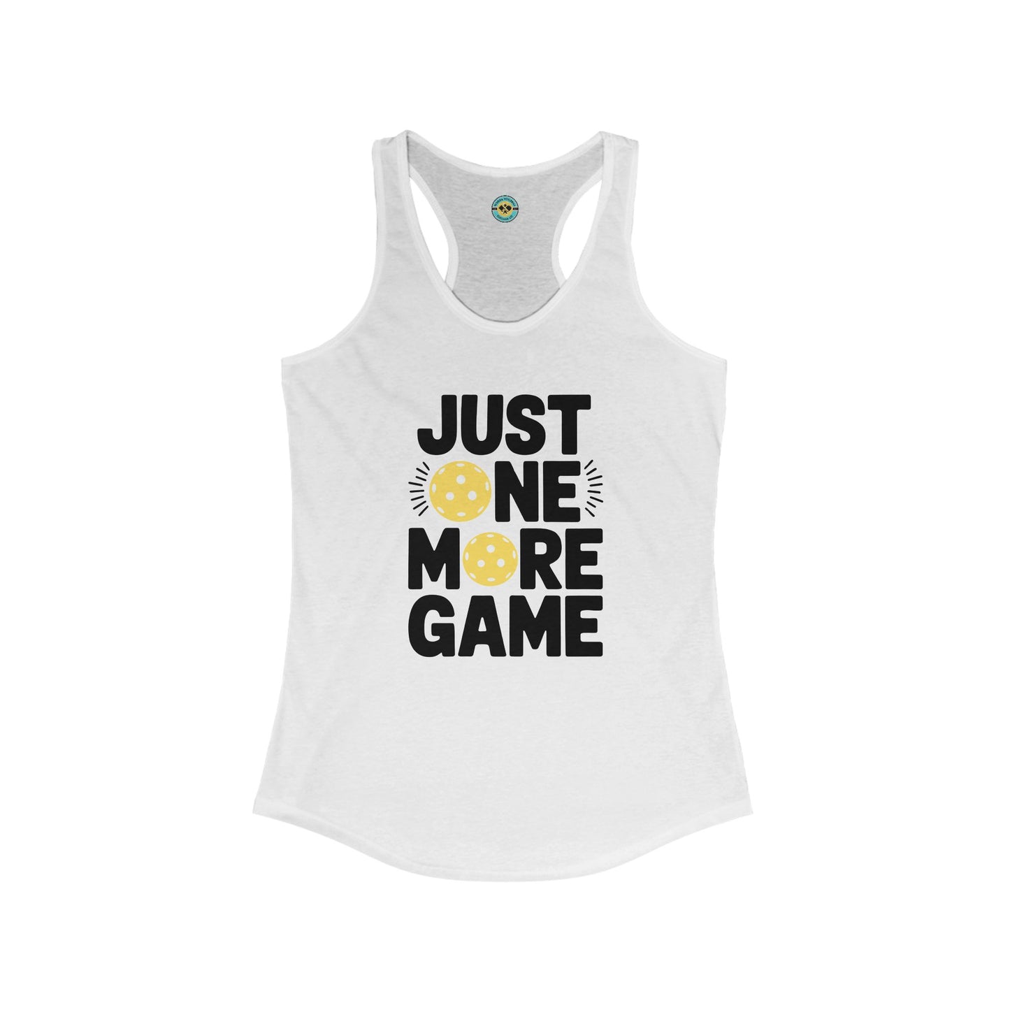 Just One More Game Women's Racerback Tank