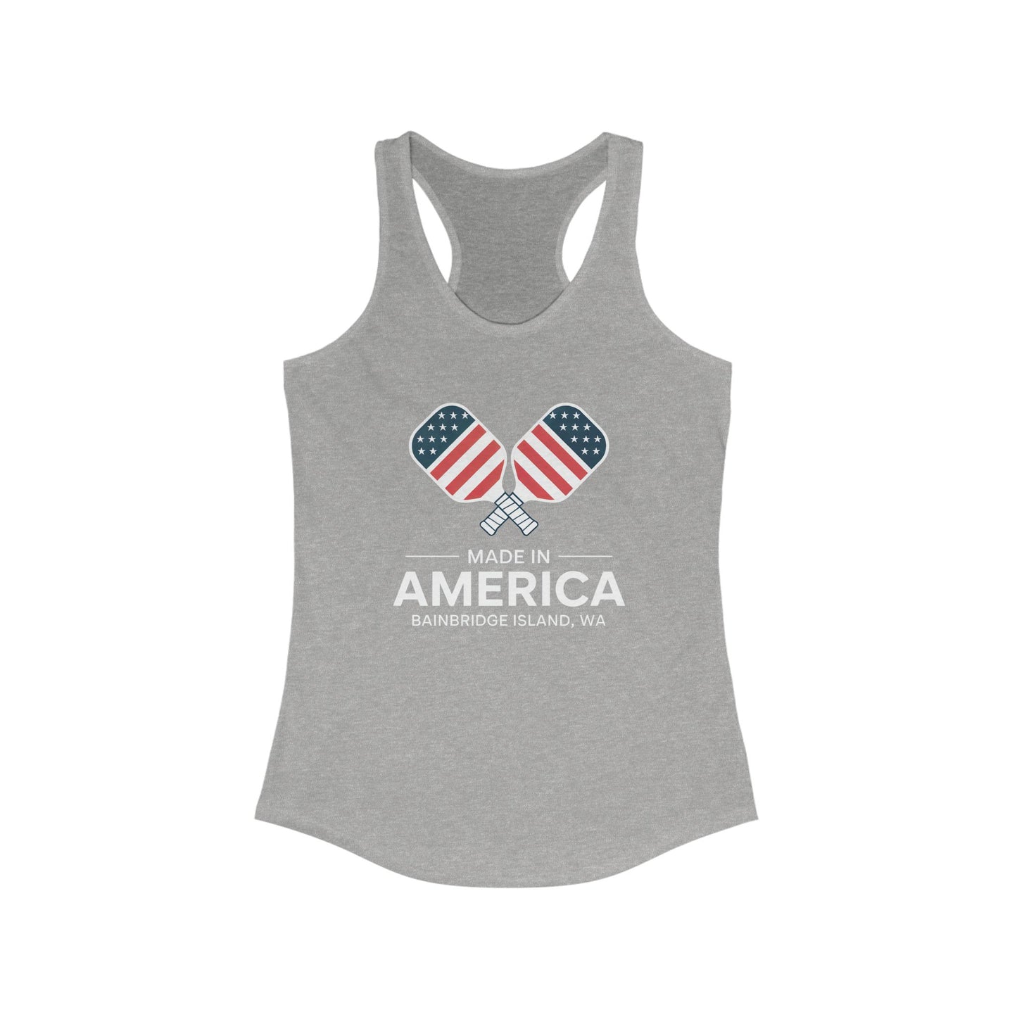 Made In America Pickleball Women's Racerback Tank