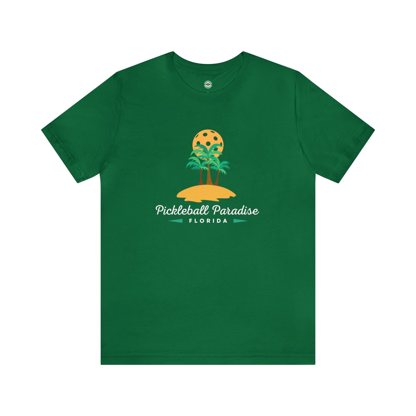 Pickleball Paradise Florida Unisex Tee - White Lettering