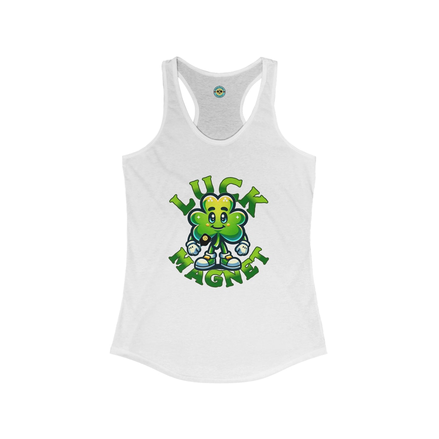 Luck Magnet Pickleball Women's Racerback Tank