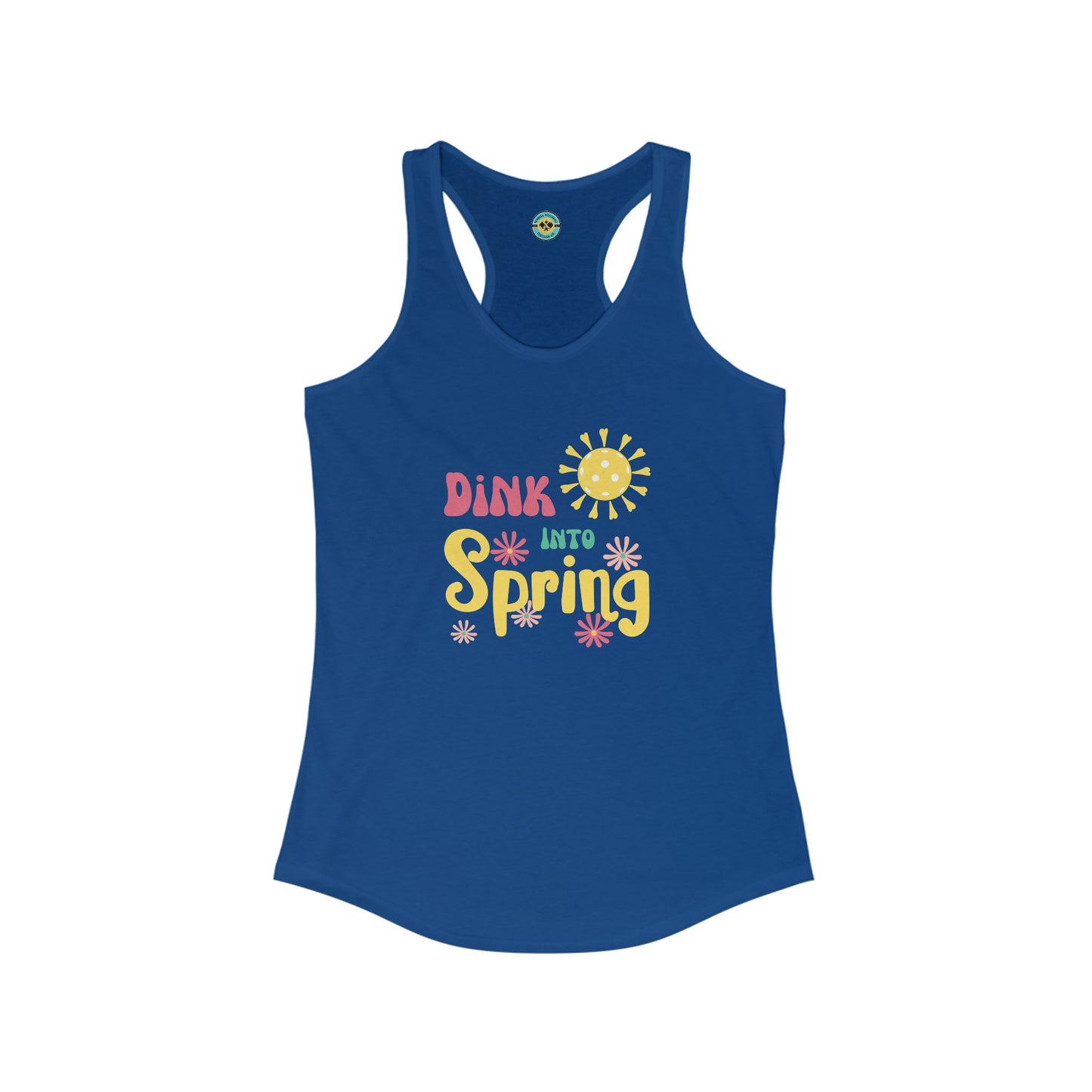 Dink Into Spring Women's Racerback Tank