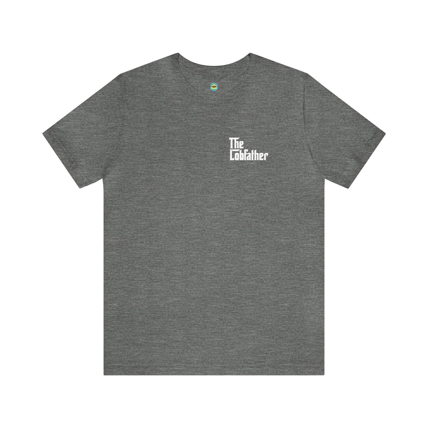The Lobfather Unisex Tee (left chest)