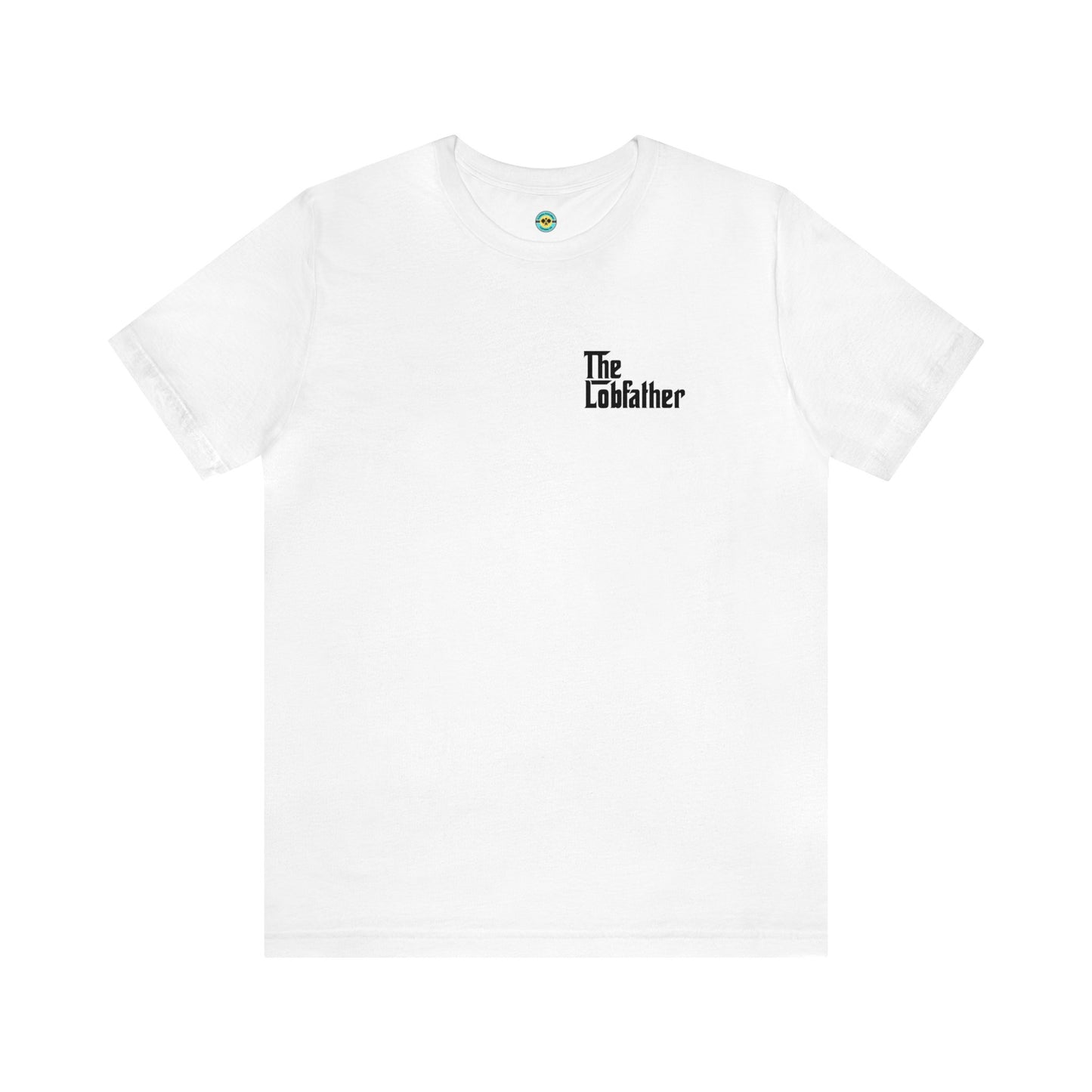 The Lobfather Unisex Tee (left chest)