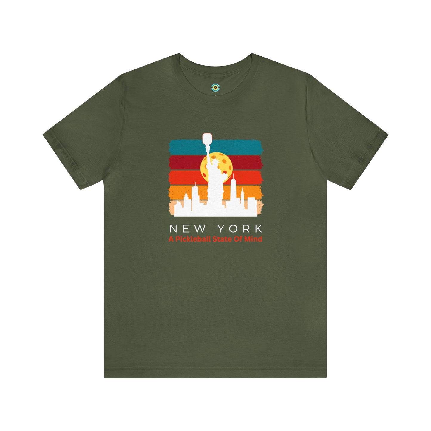 New York A Pickleball State of Mind Unisex Tee