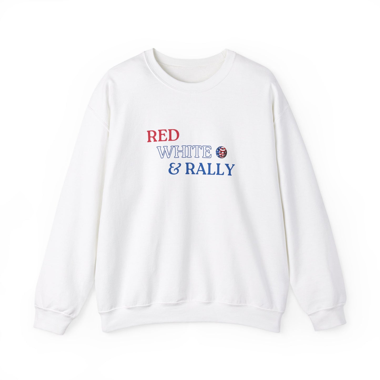 Red White & Rally Pickleball Unisex Sweatshirt