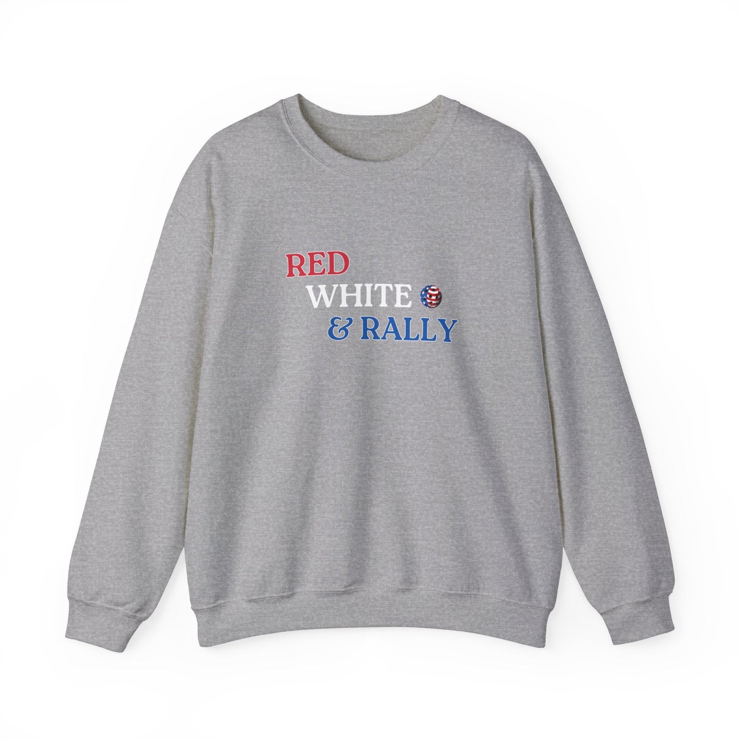 Red White & Rally Pickleball Unisex Sweatshirt