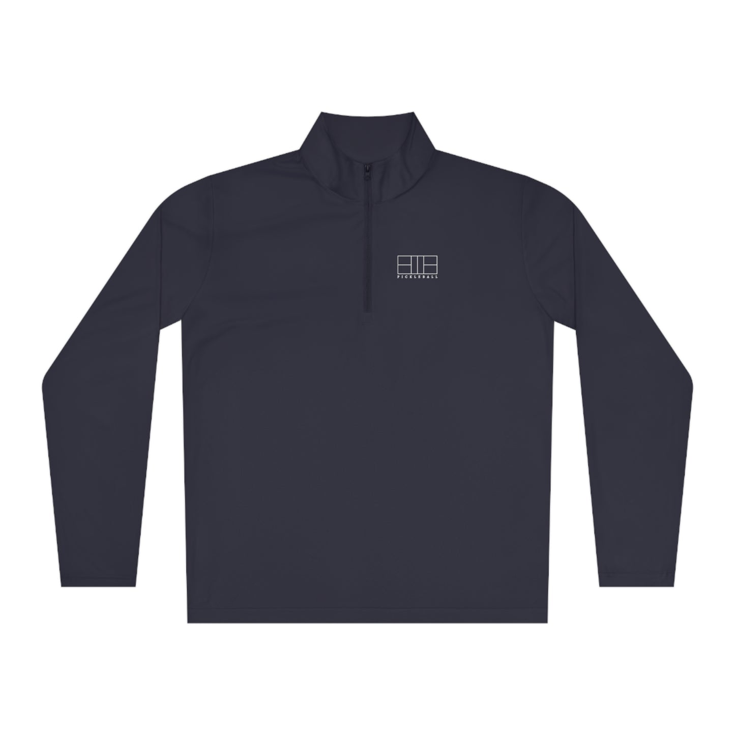 Pickleball Court Unisex Quarter-Zip Performance Pullover