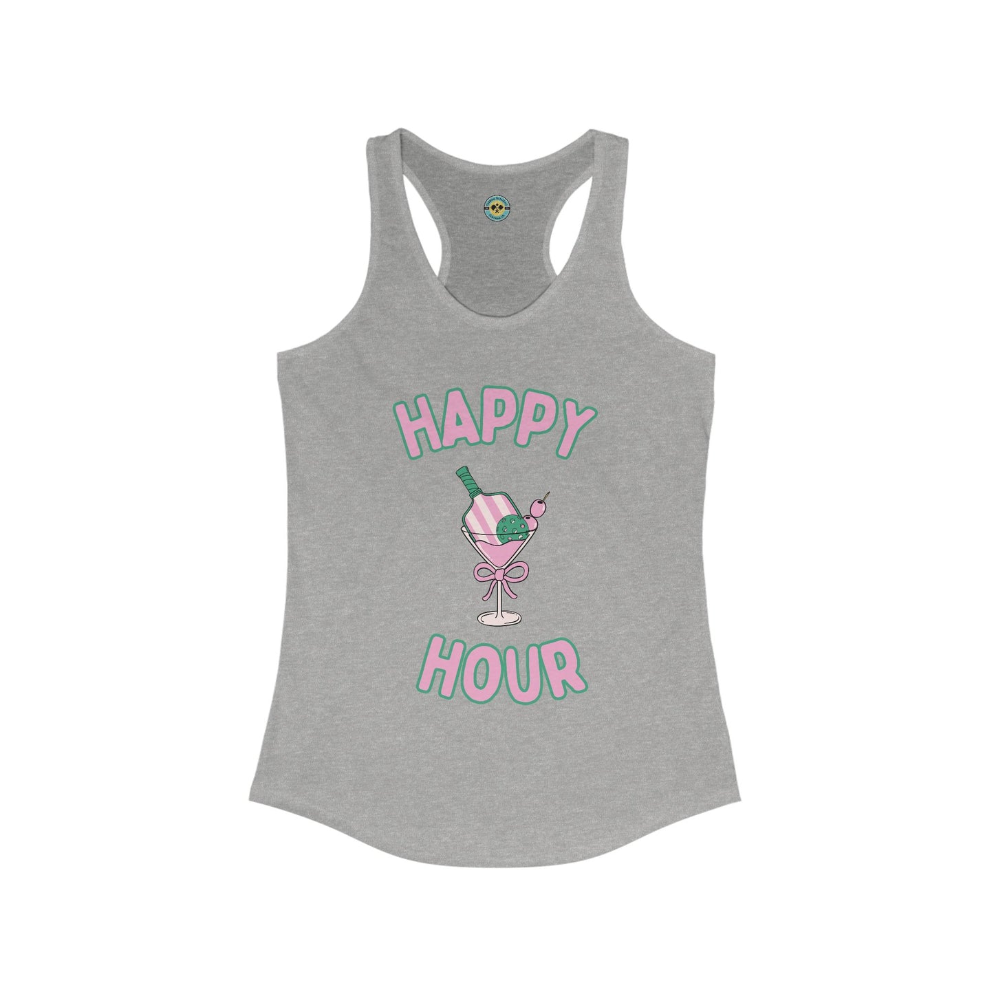 Happy Hour Cocktail Pickleball Women's Racerback Tank