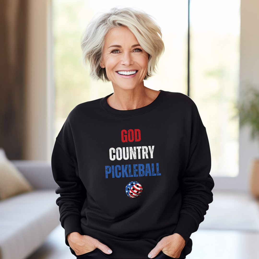 God Country Pickleball Unisex Sweatshirt