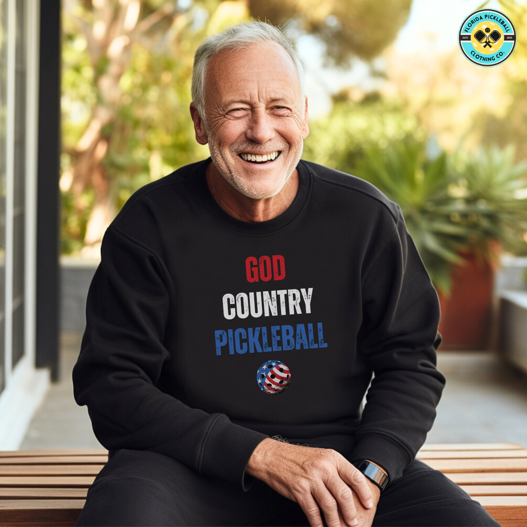 God Country Pickleball Unisex Sweatshirt