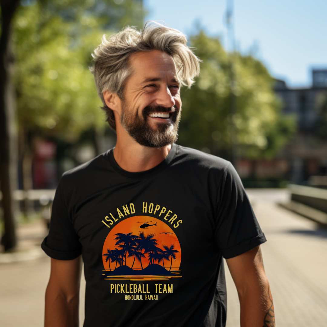 Island Hoppers Pickleball Team Unisex Tee