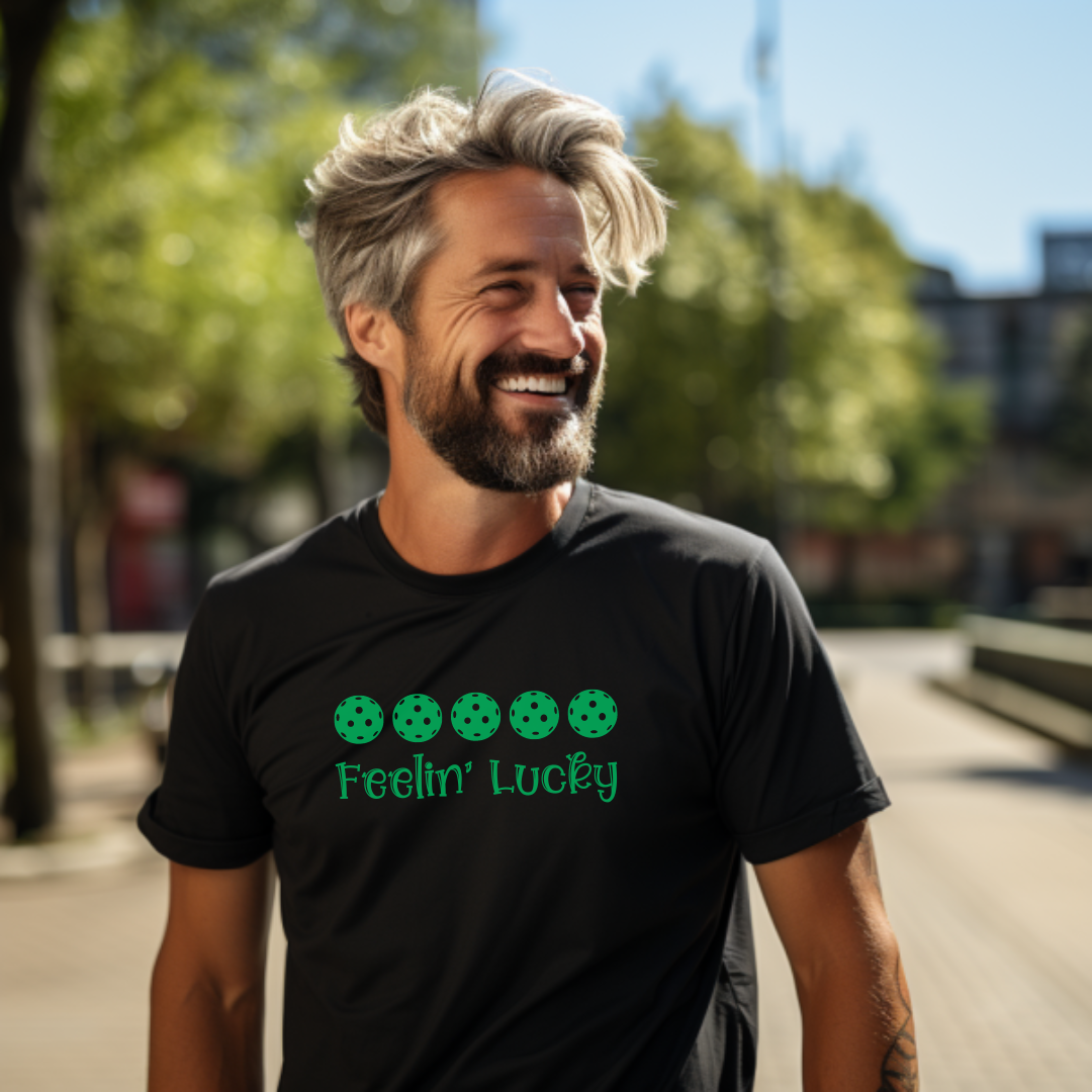 Feelin' Lucky Pickleball Unisex Tee