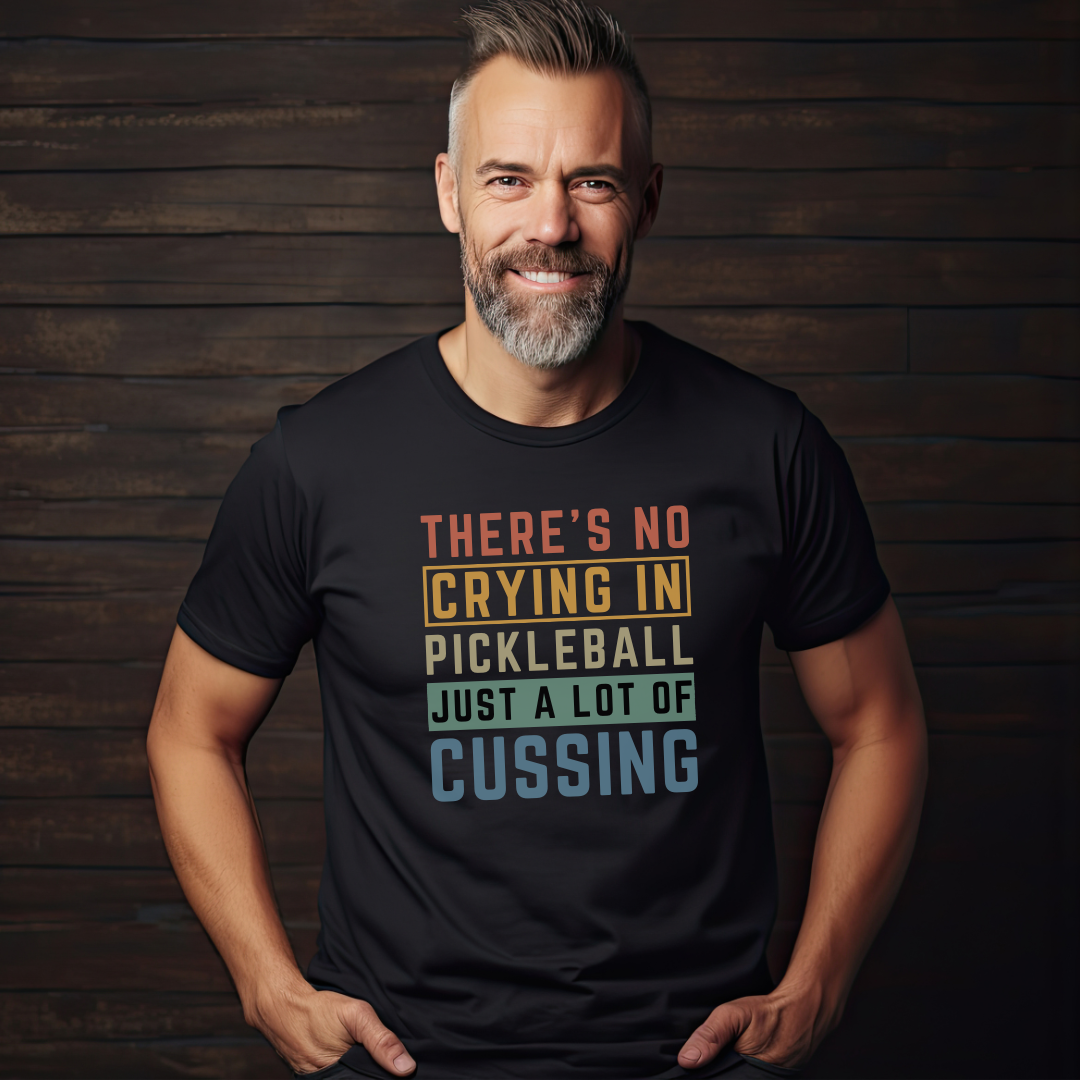 There's No Crying In Pickleball Unisex Tee