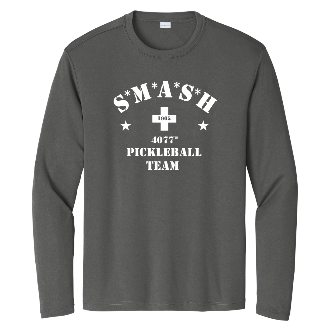 S*M*A*S*H Pickleball Team Unisex Long Sleeve Performance Tee