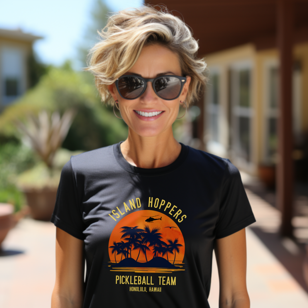 Island Hoppers Pickleball Team Unisex Tee