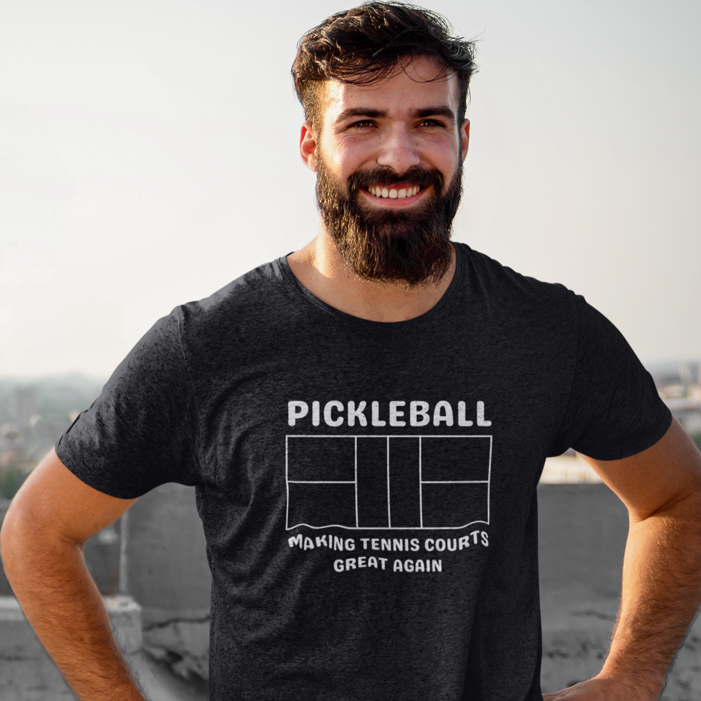 Pickleball Making Tennis Courts Great Again Unisex Tee