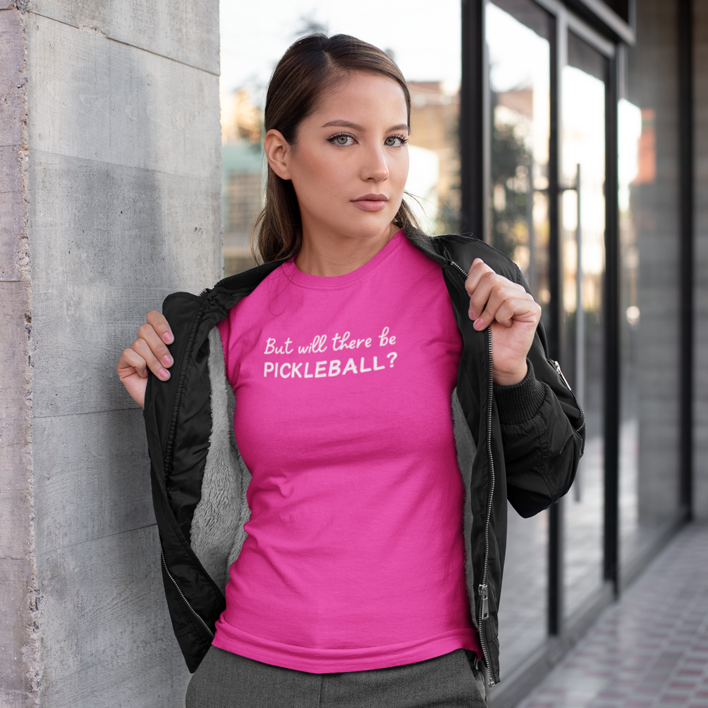 But Will There Be Pickleball? Unisex Tee