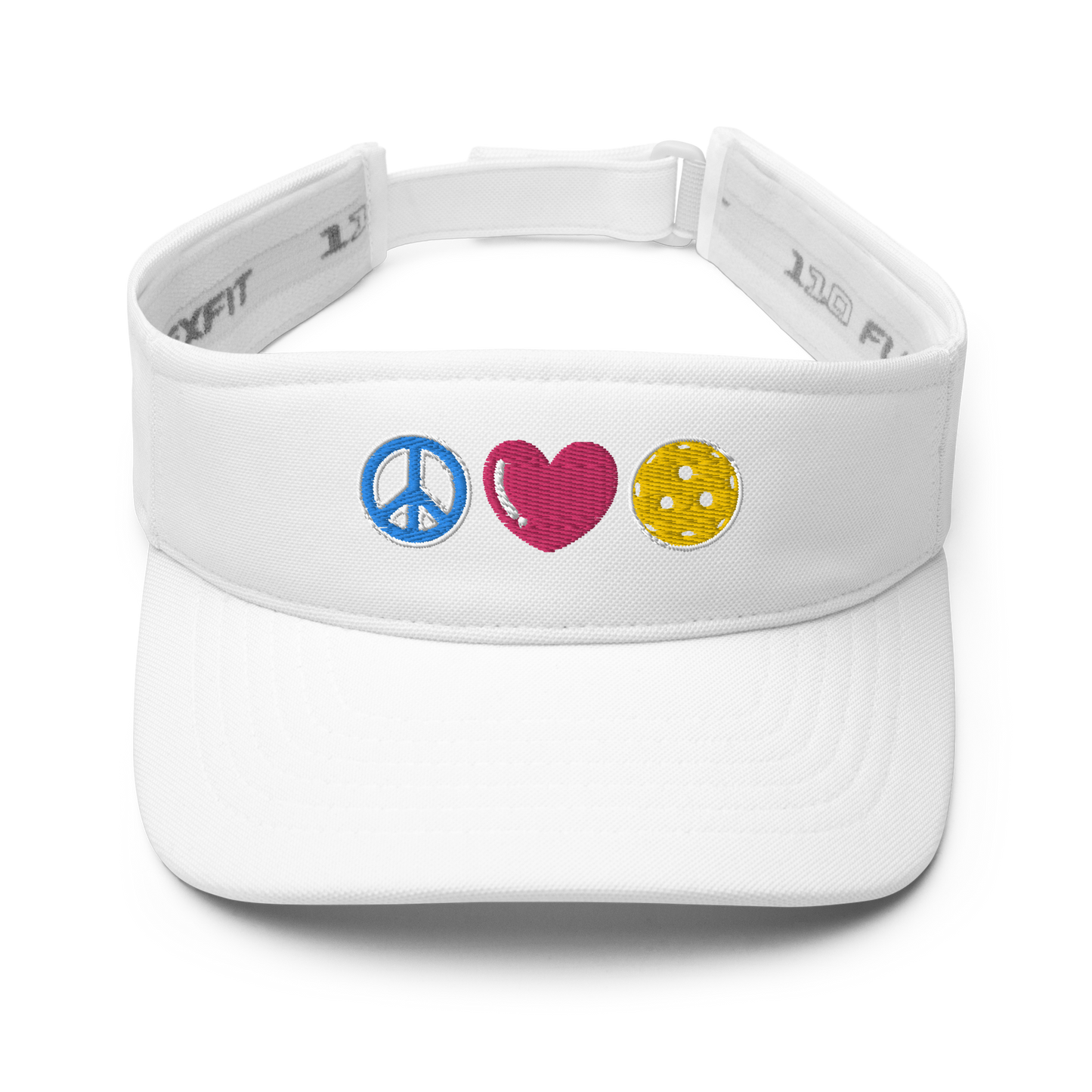 Peace Love Pickleball Visor
