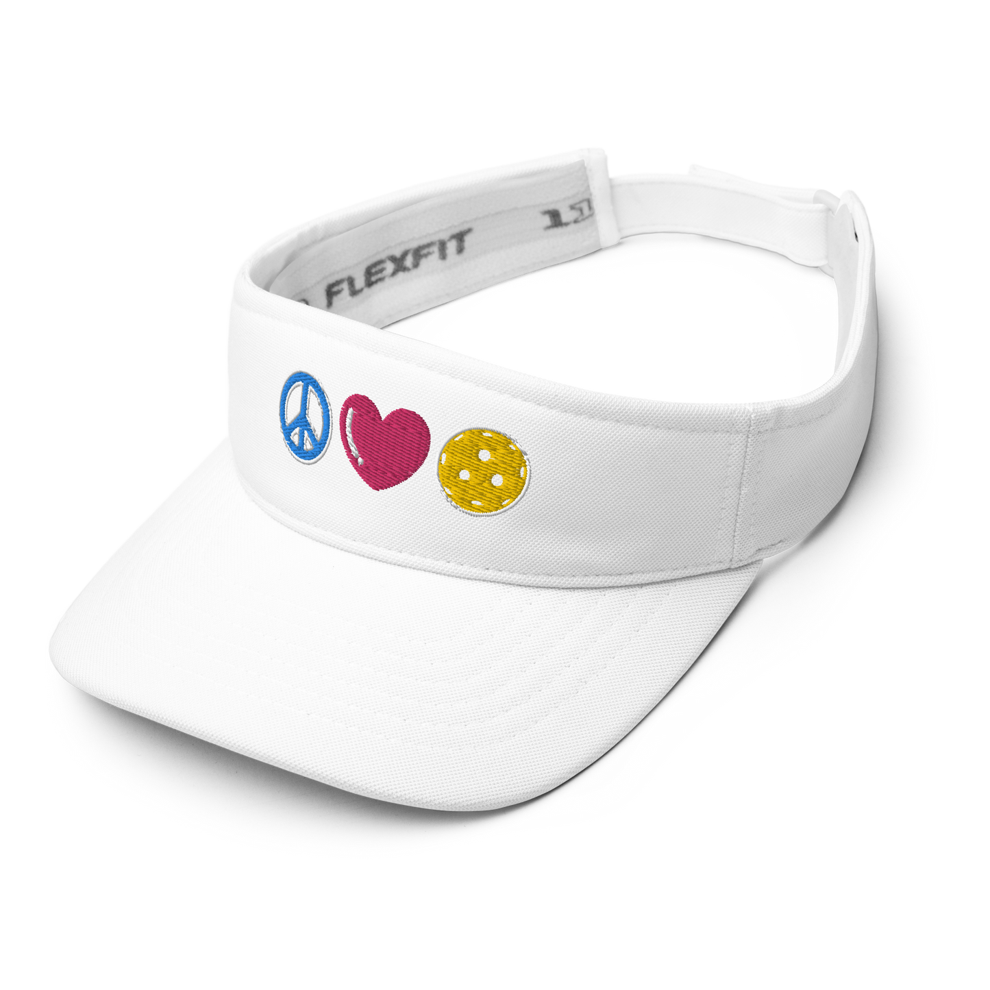 Peace Love Pickleball Visor