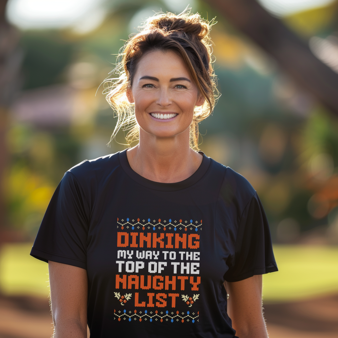 Dinking My Way To The Top Of The Naughty List Unisex Tee